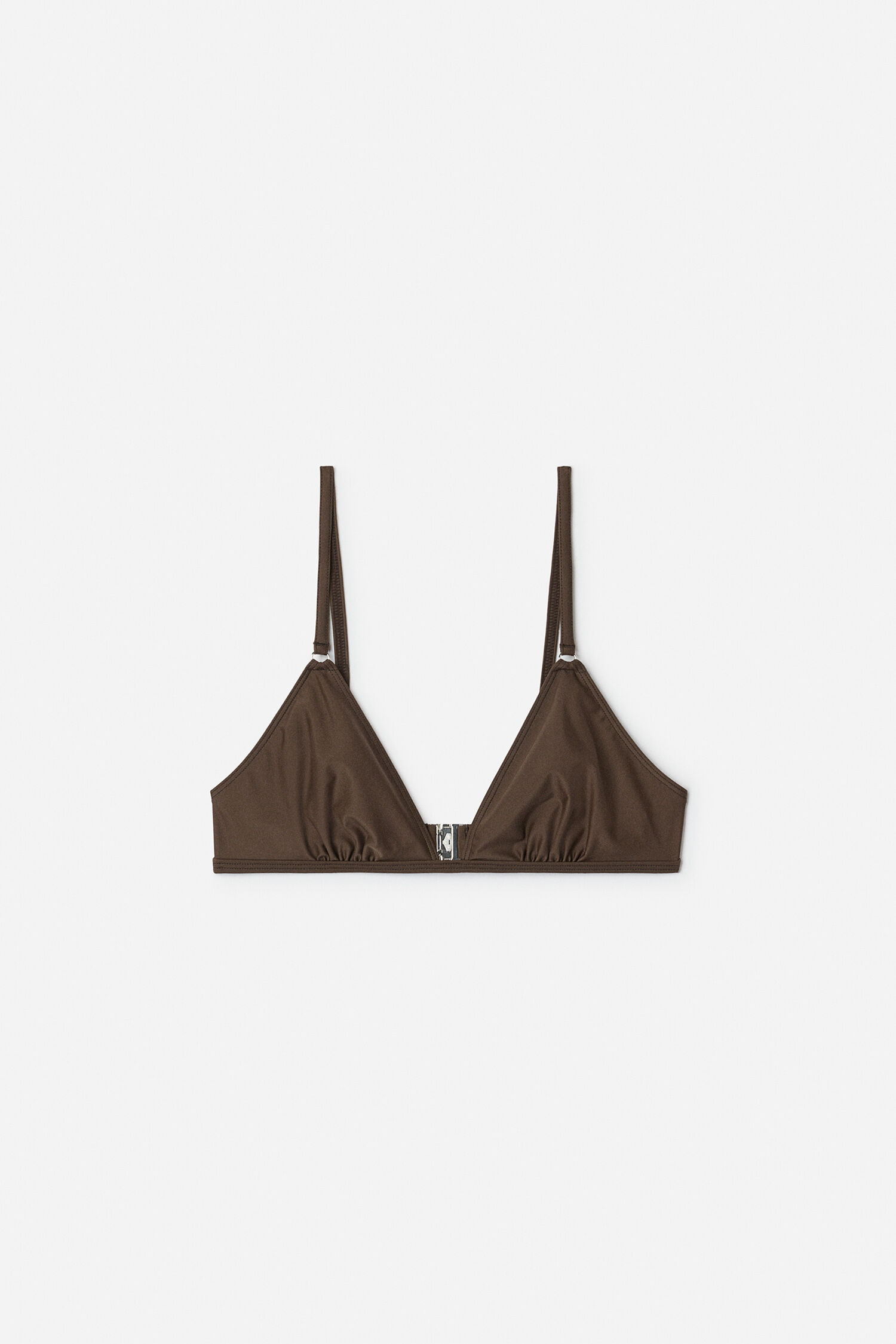 Gathered Back Bikini Top