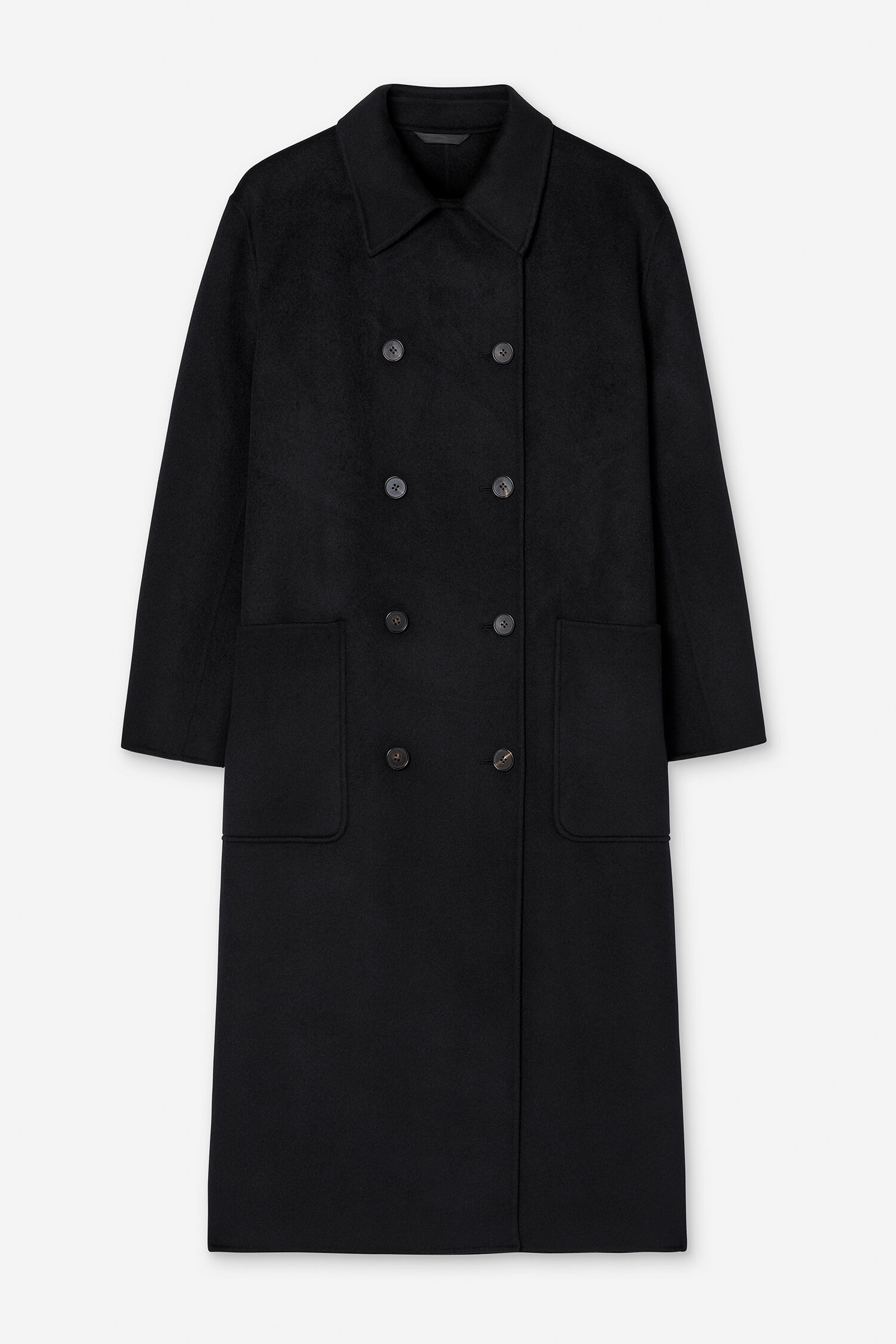 Ovy KAJA FAVORITE INSULATION COAT サイズ2 Amelia Doublé Coat - Black | FILIPPA K