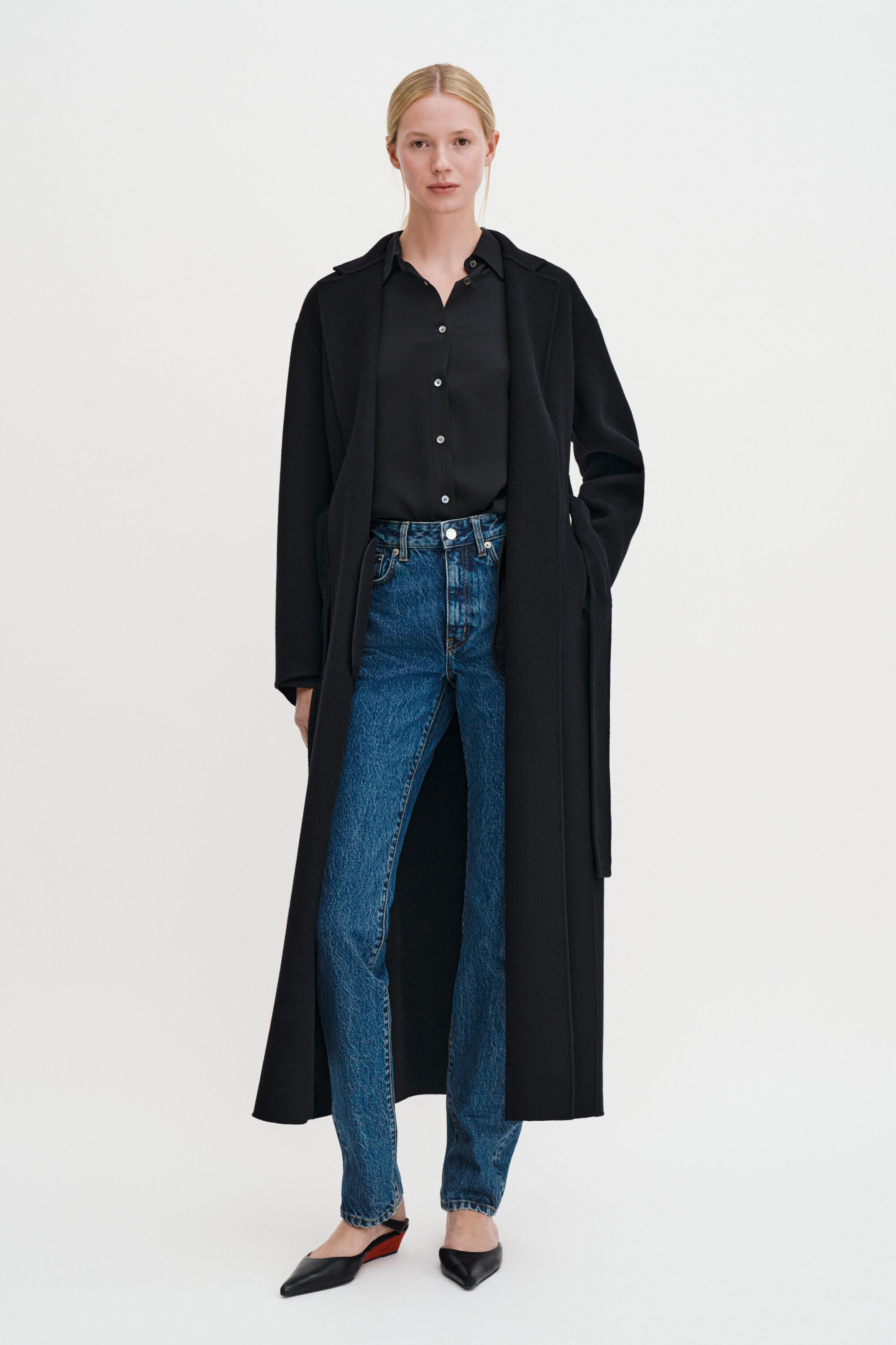 Alexa Coat - Black | FILIPPA K