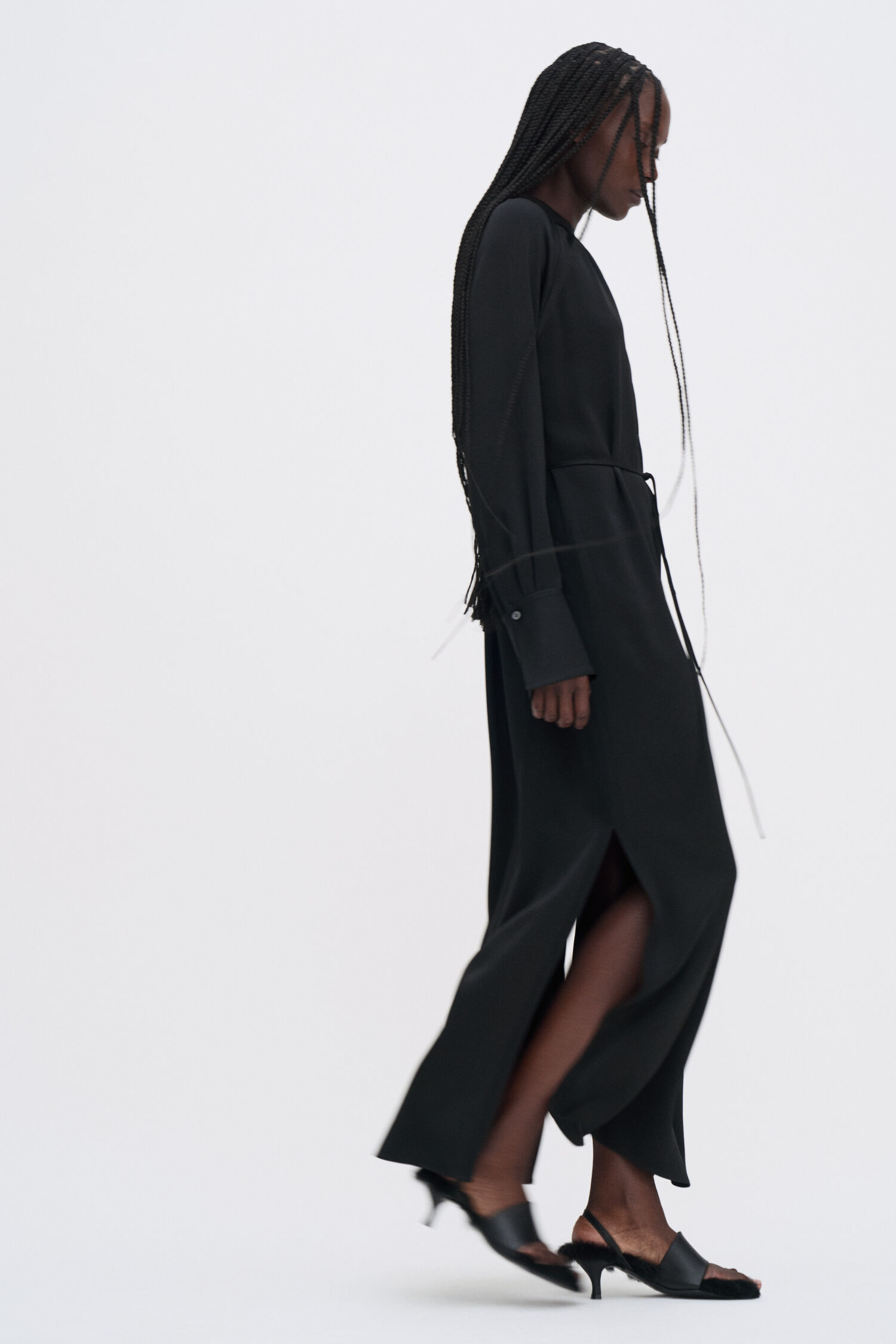 Gathered Raglan Dress