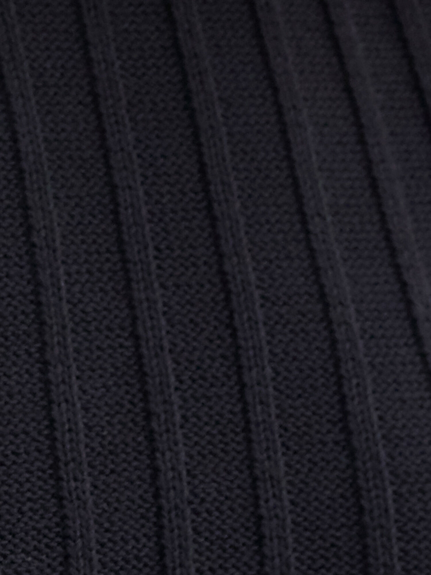 Black ribbed outlet sweater