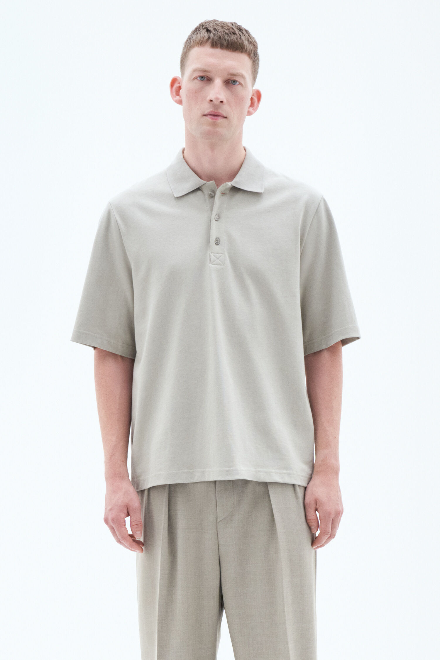 Boxy polo shirt 2025