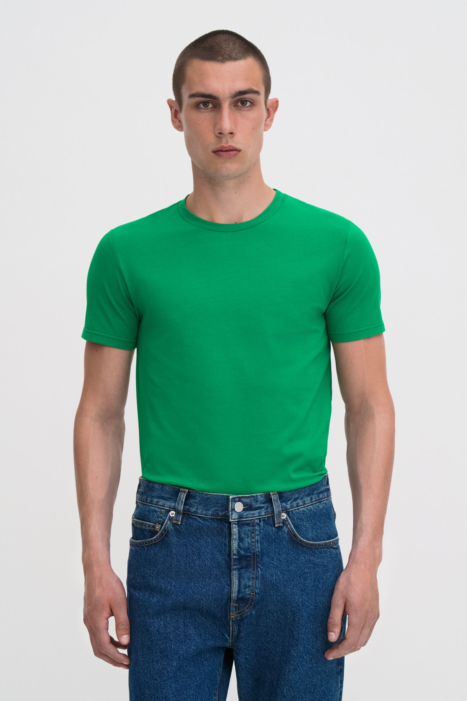 Stretch Cotton Tee