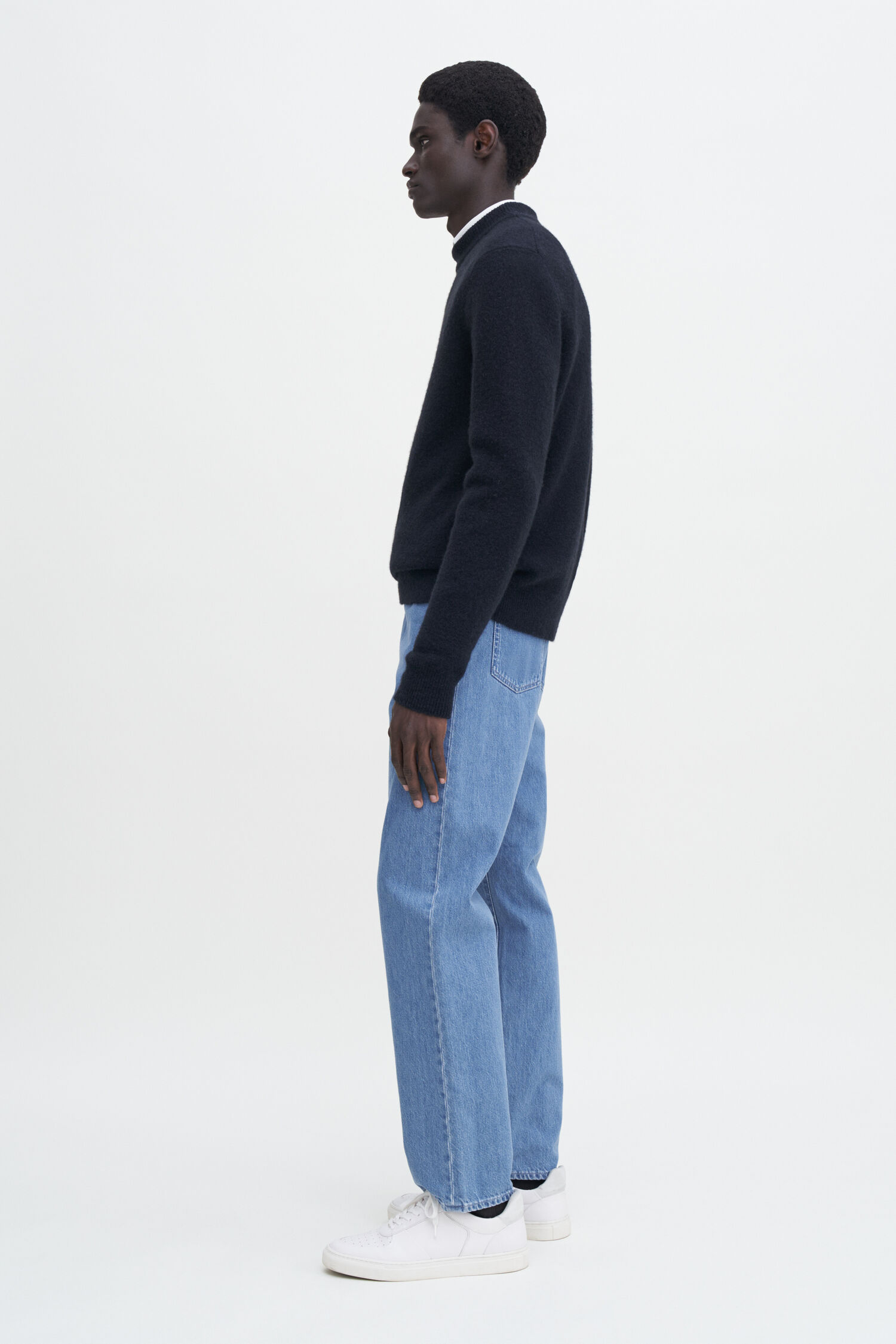 Tapered Cropped Jeans