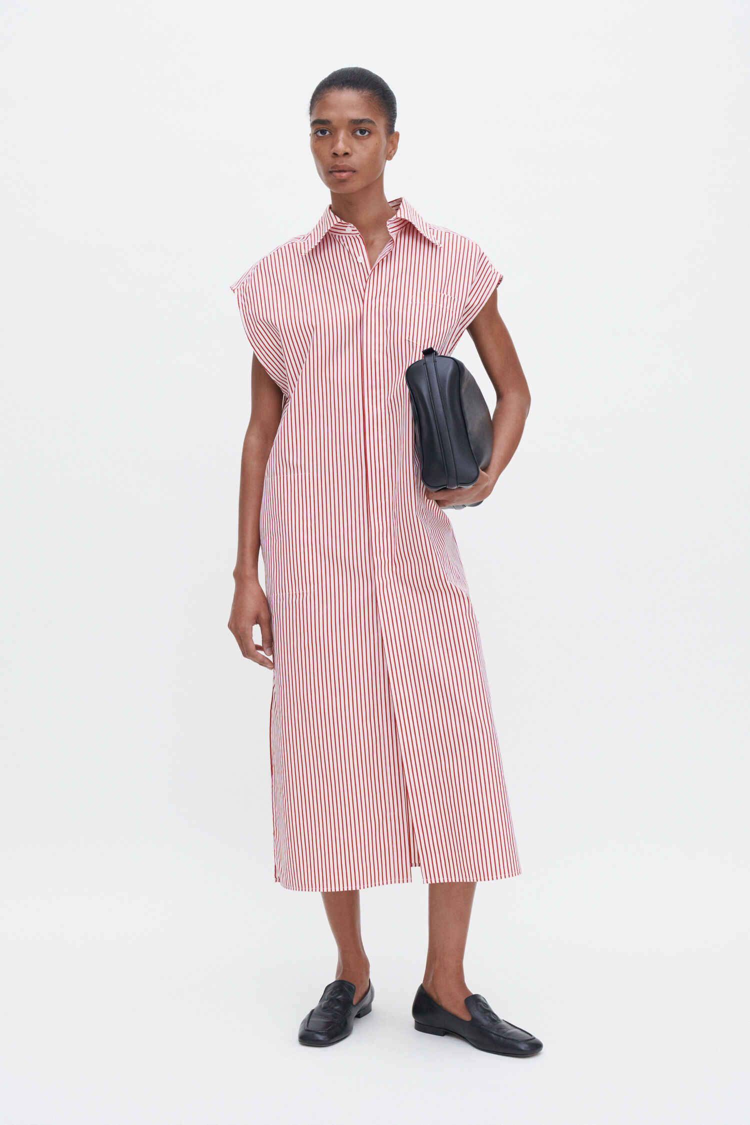 Cotton Poplin Shirt Dress