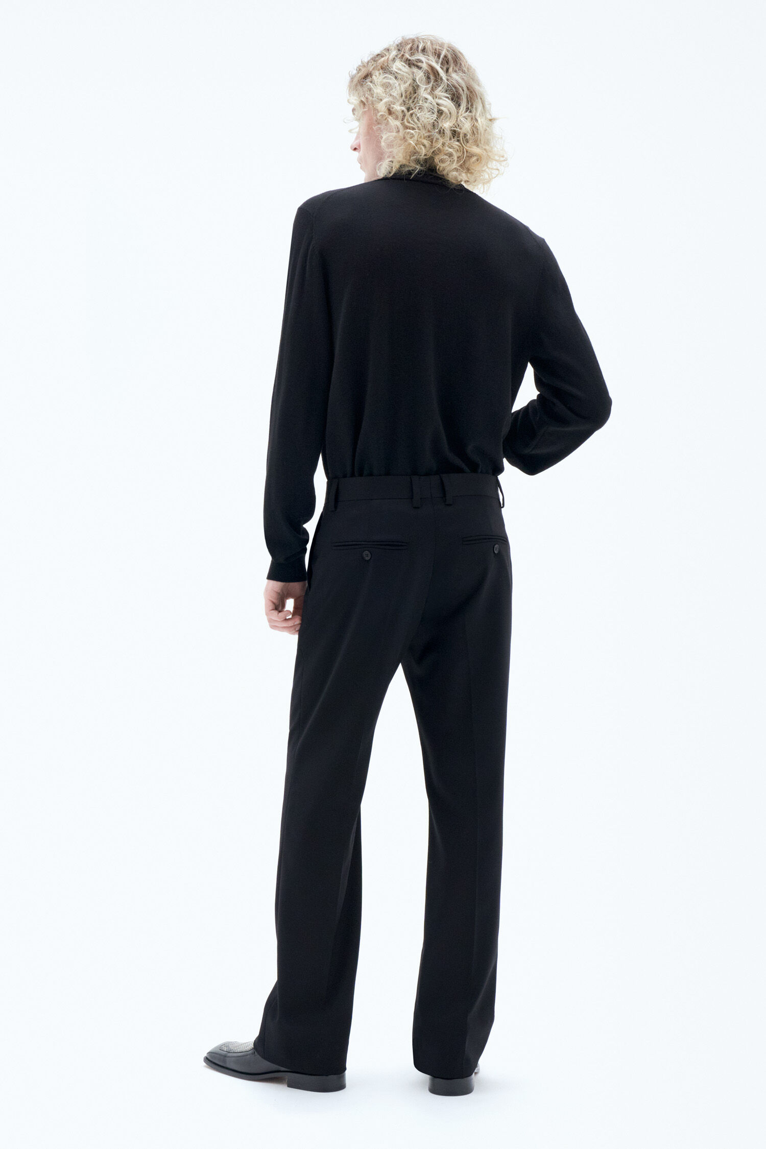 Bootcut Zip Trousers