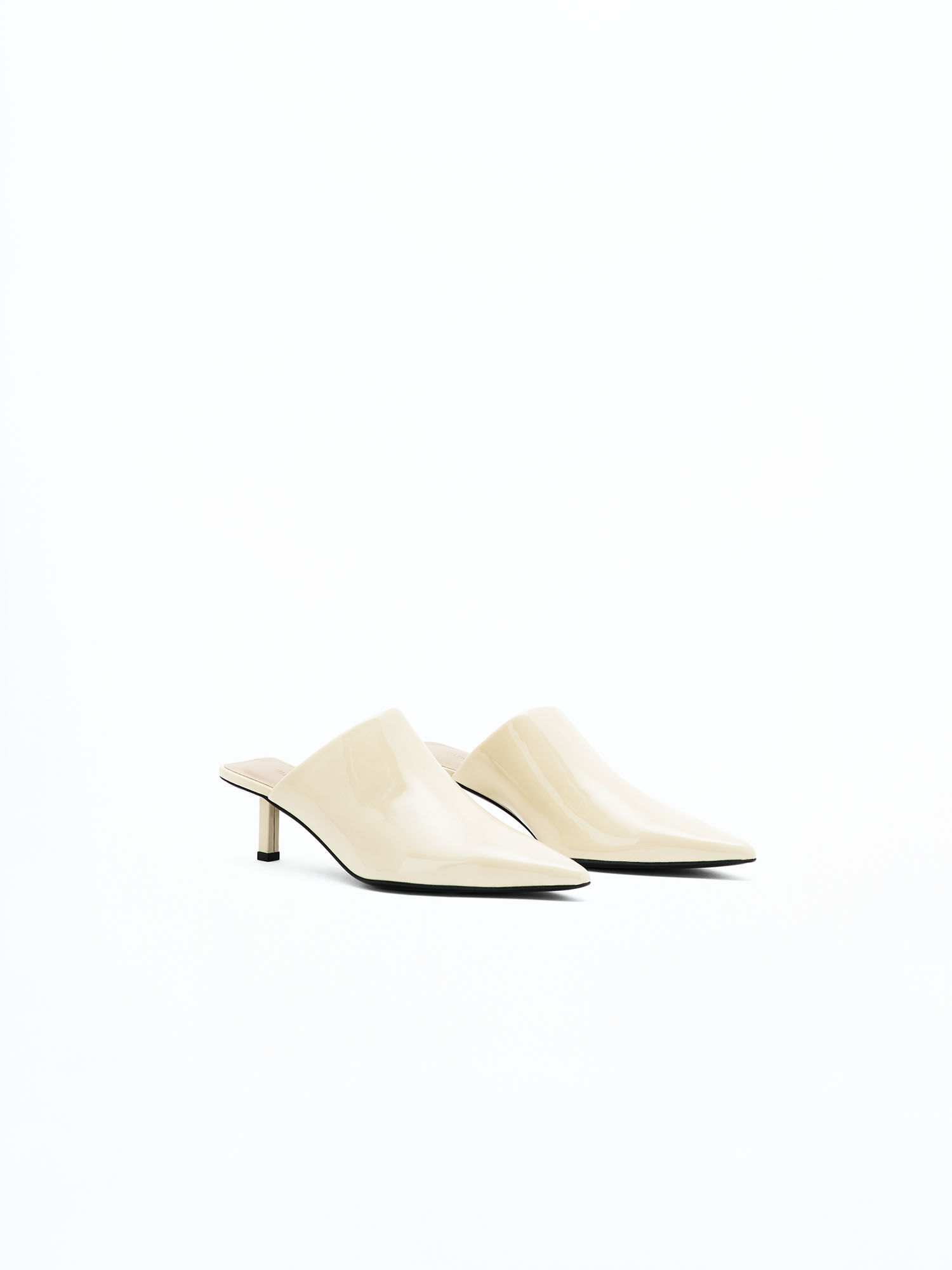 Pointy Kitten Heel Mules