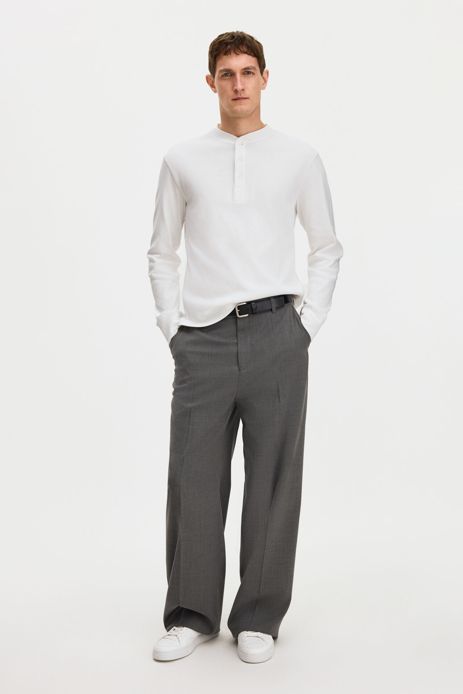 Cotton Rib Henley