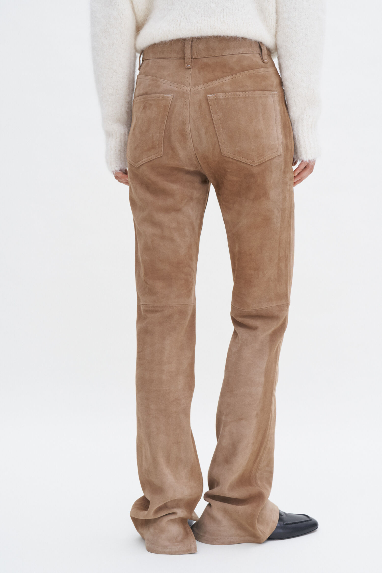 Filippa K Suede Five Pocket Trousers