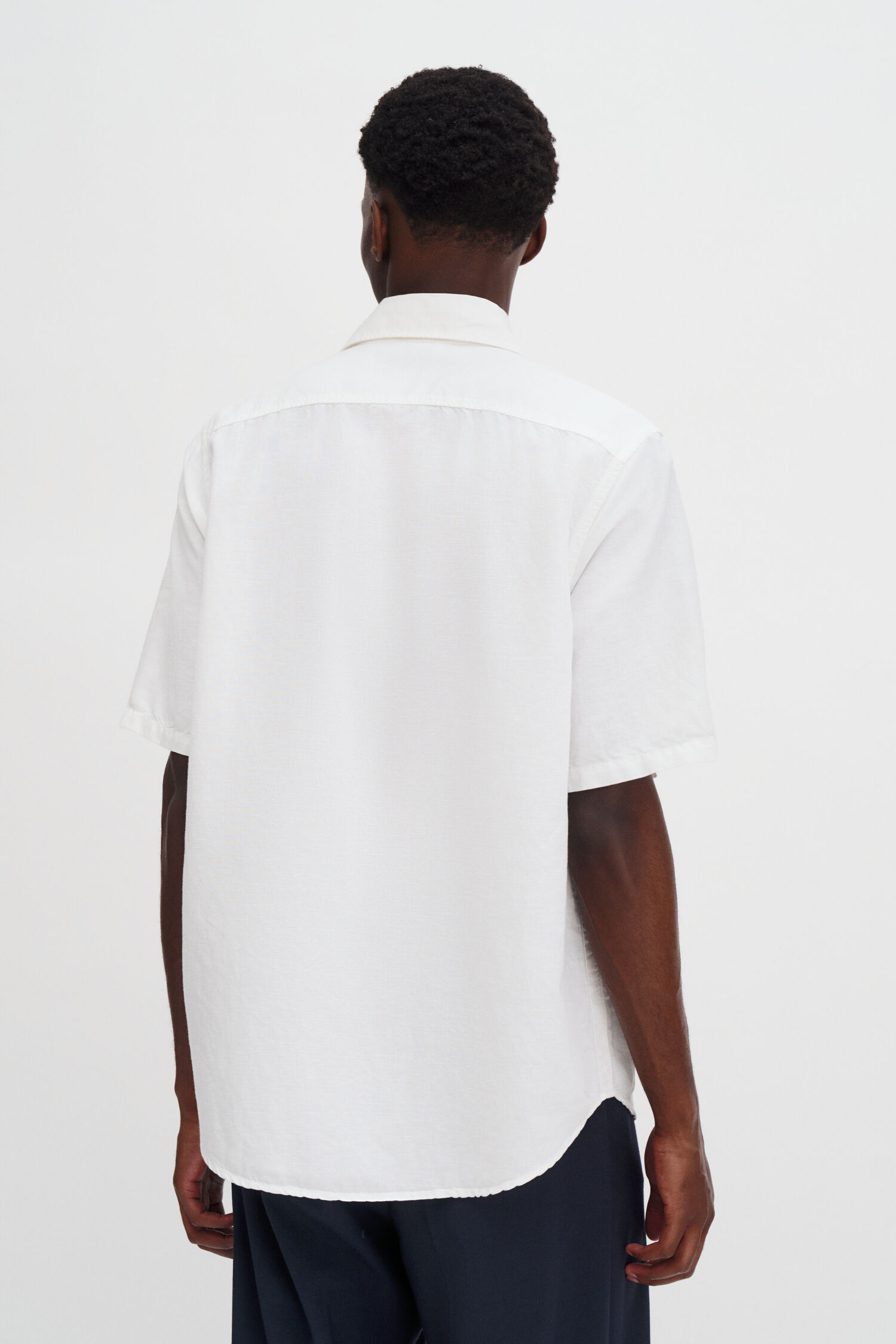 Cotton Linen Short Sleeve Shirt