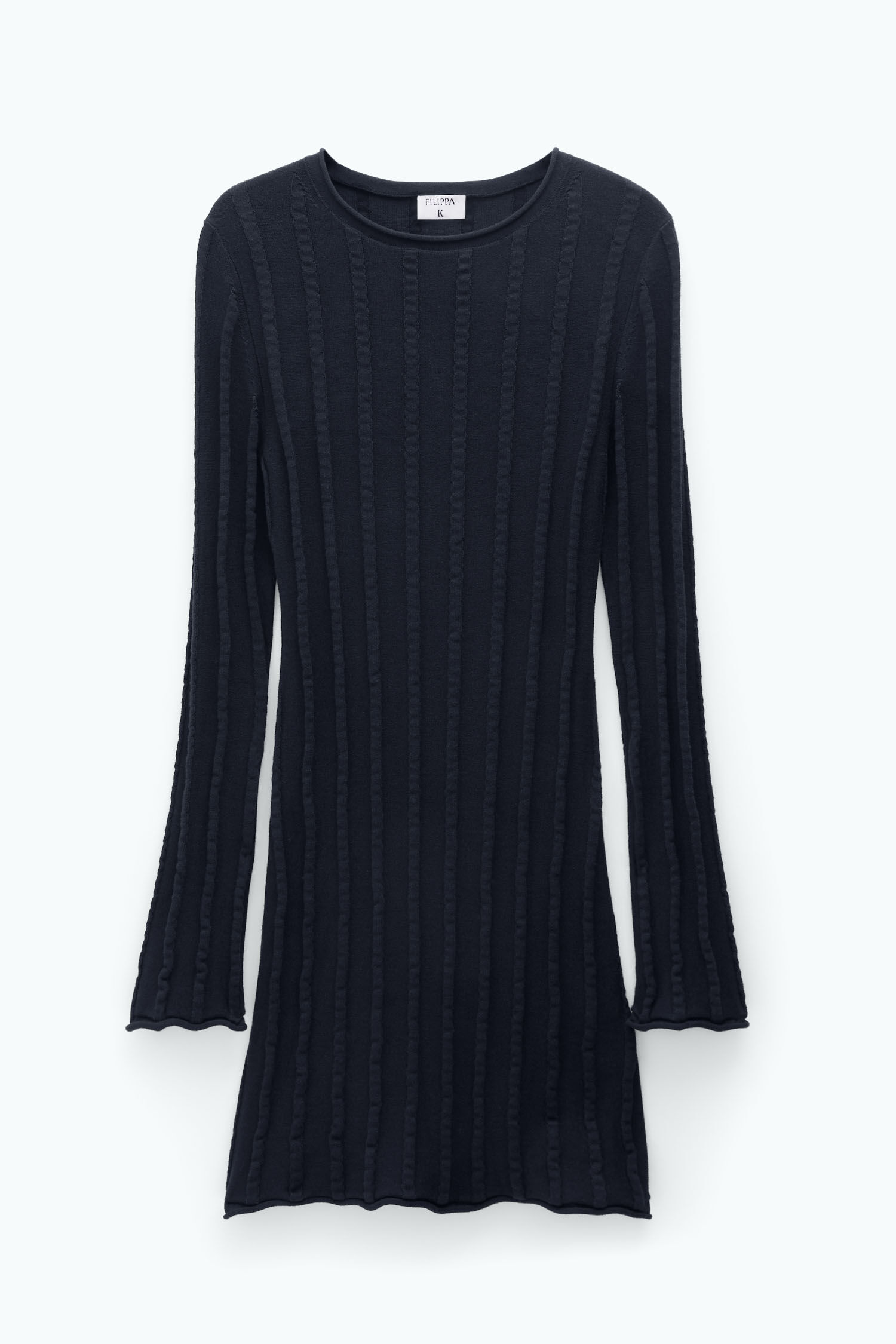 Black long sleeve sweater dress discount