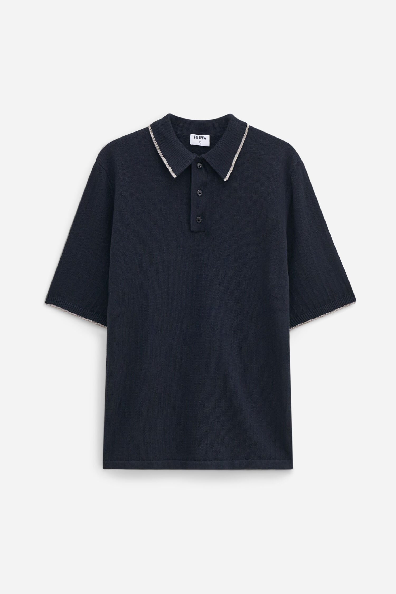Linen Cotton Knit Polo