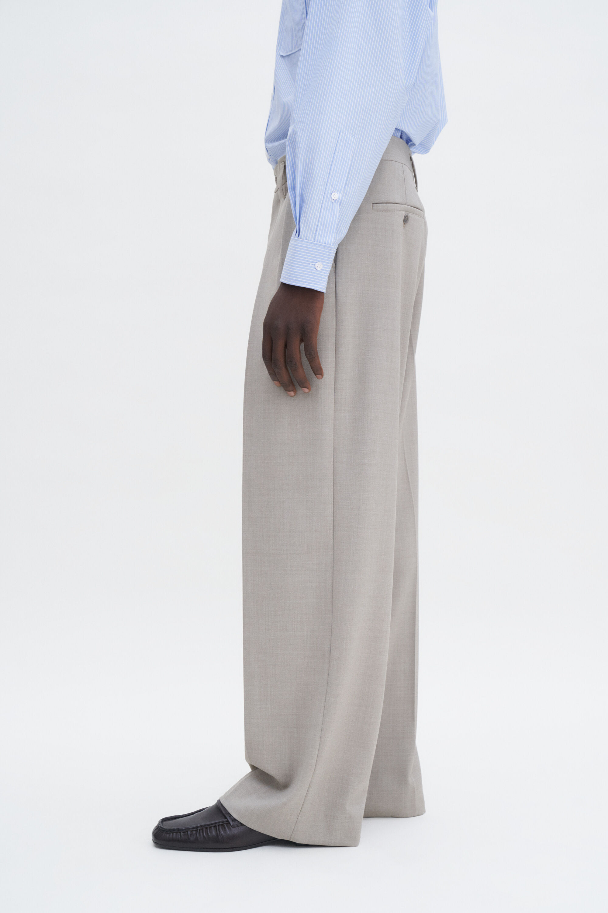 【2plan】Milo two-tuck wide slacks MUSINSA | SIGNATURE Two-Tuck Wide Slacks [Black]