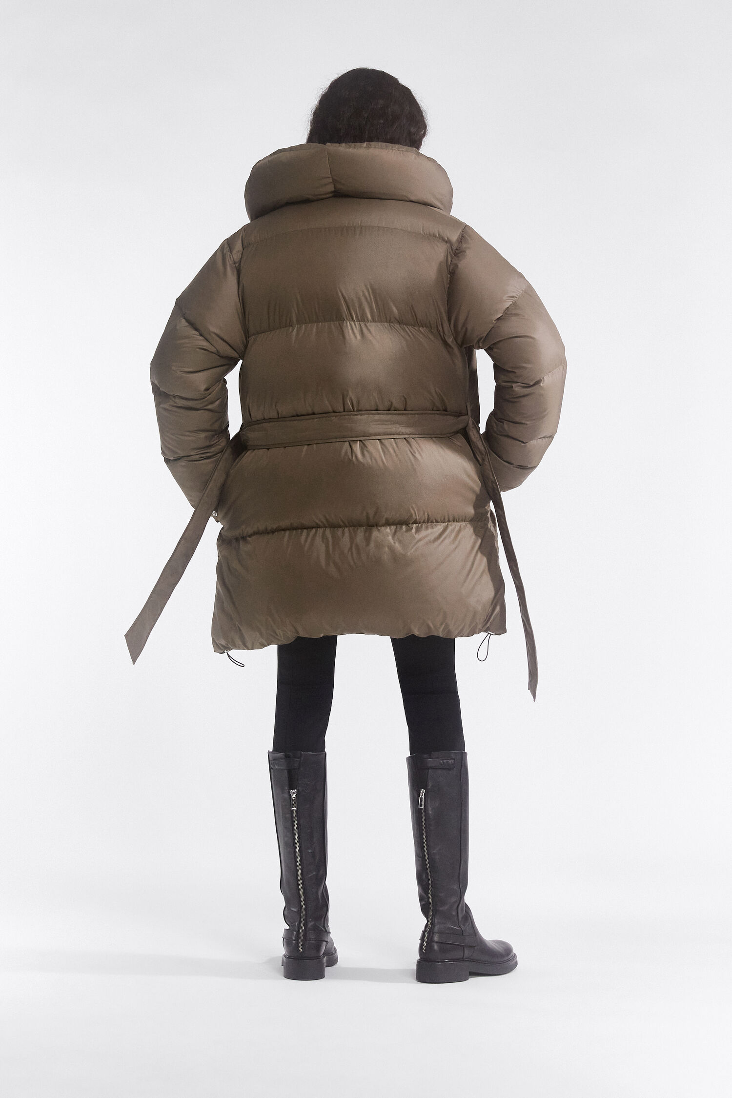 Belted Puffer Jacket