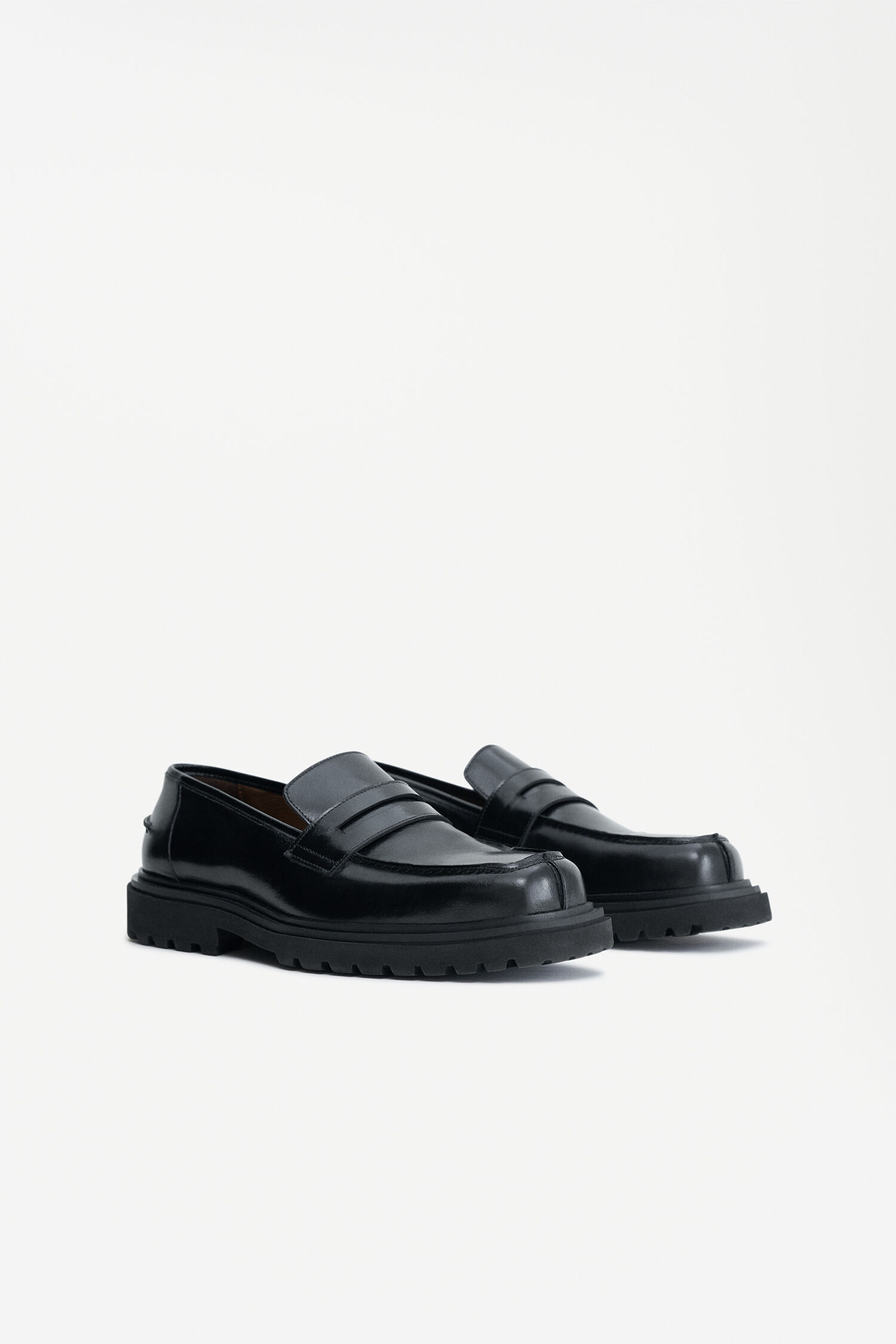 Penny Leather Loafers Black Filippa K