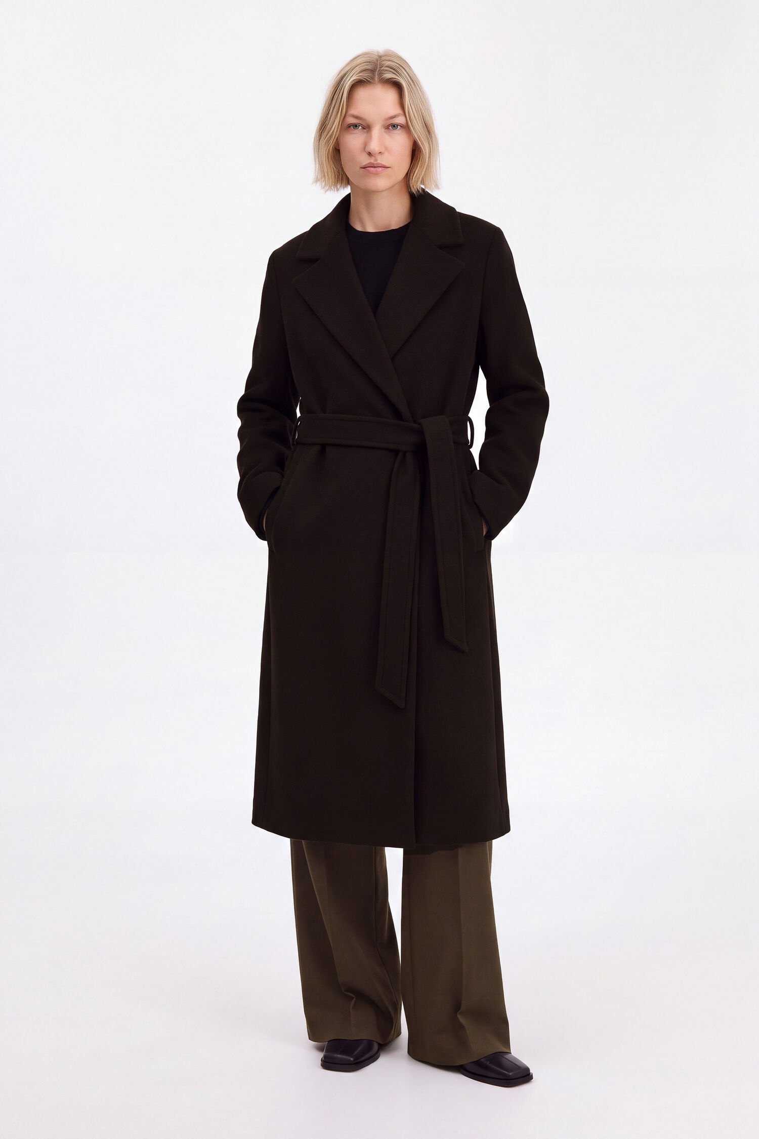 Charlotte Wool Belted Coat