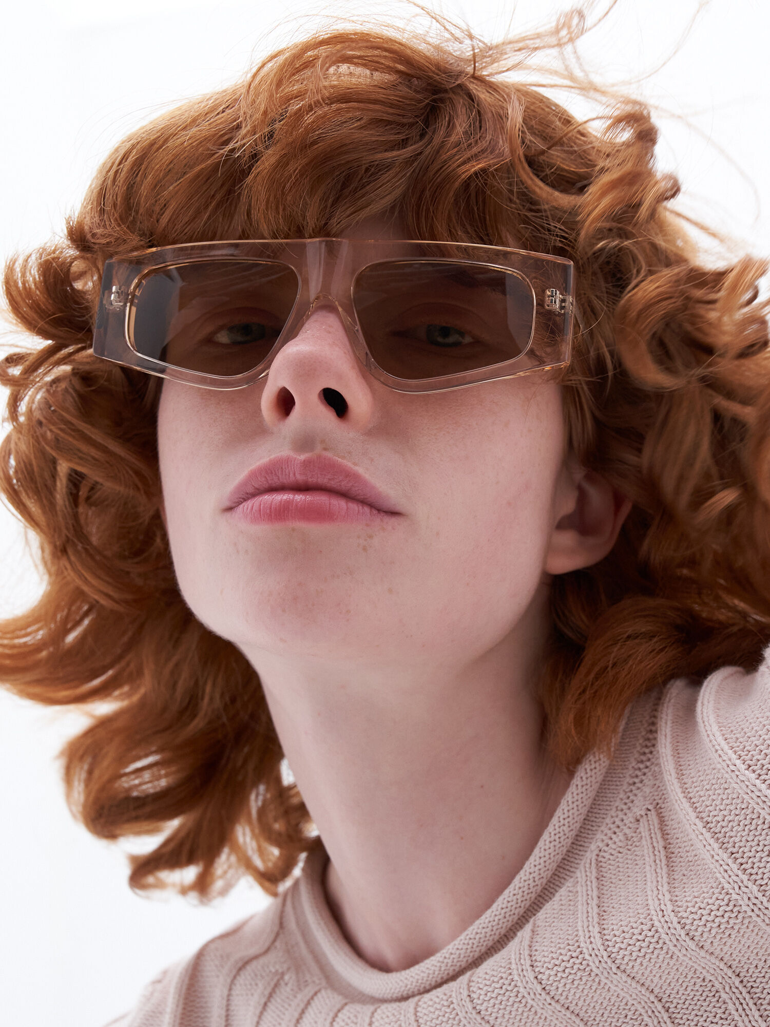 Angled Acetate Sunglasses