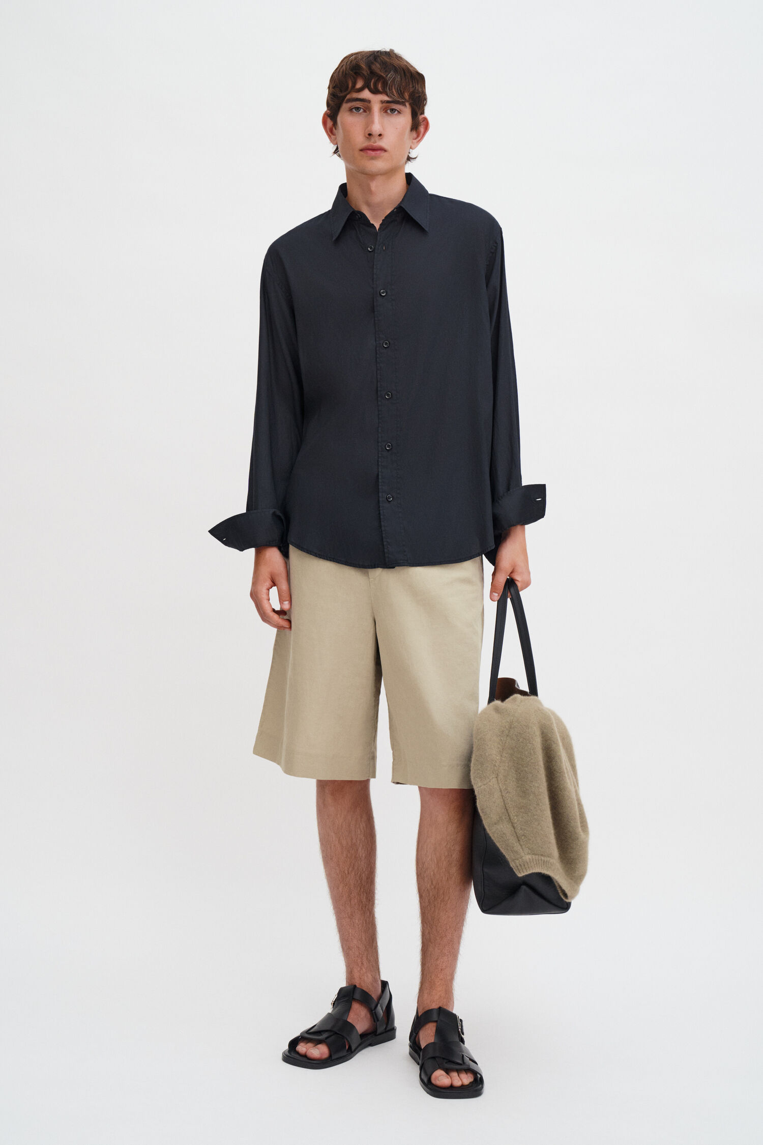 Relaxed Voile Shirt