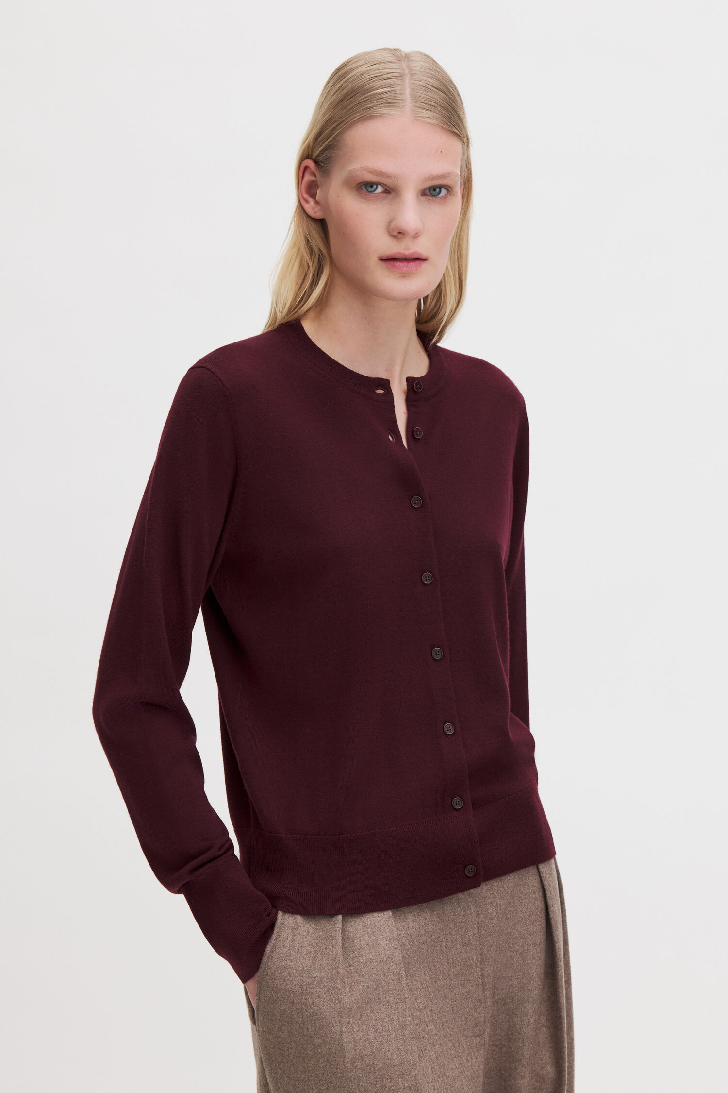Merino Short Cardigan
