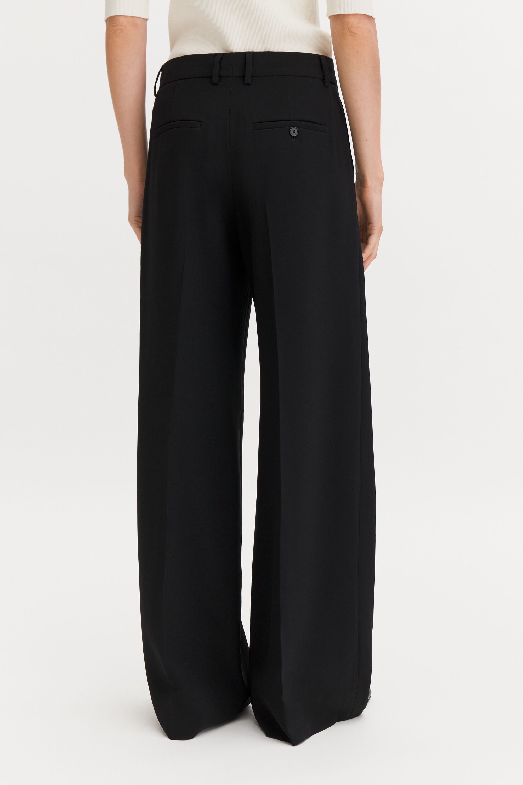 Harlow Drapey Trousers - Black | FILIPPA K