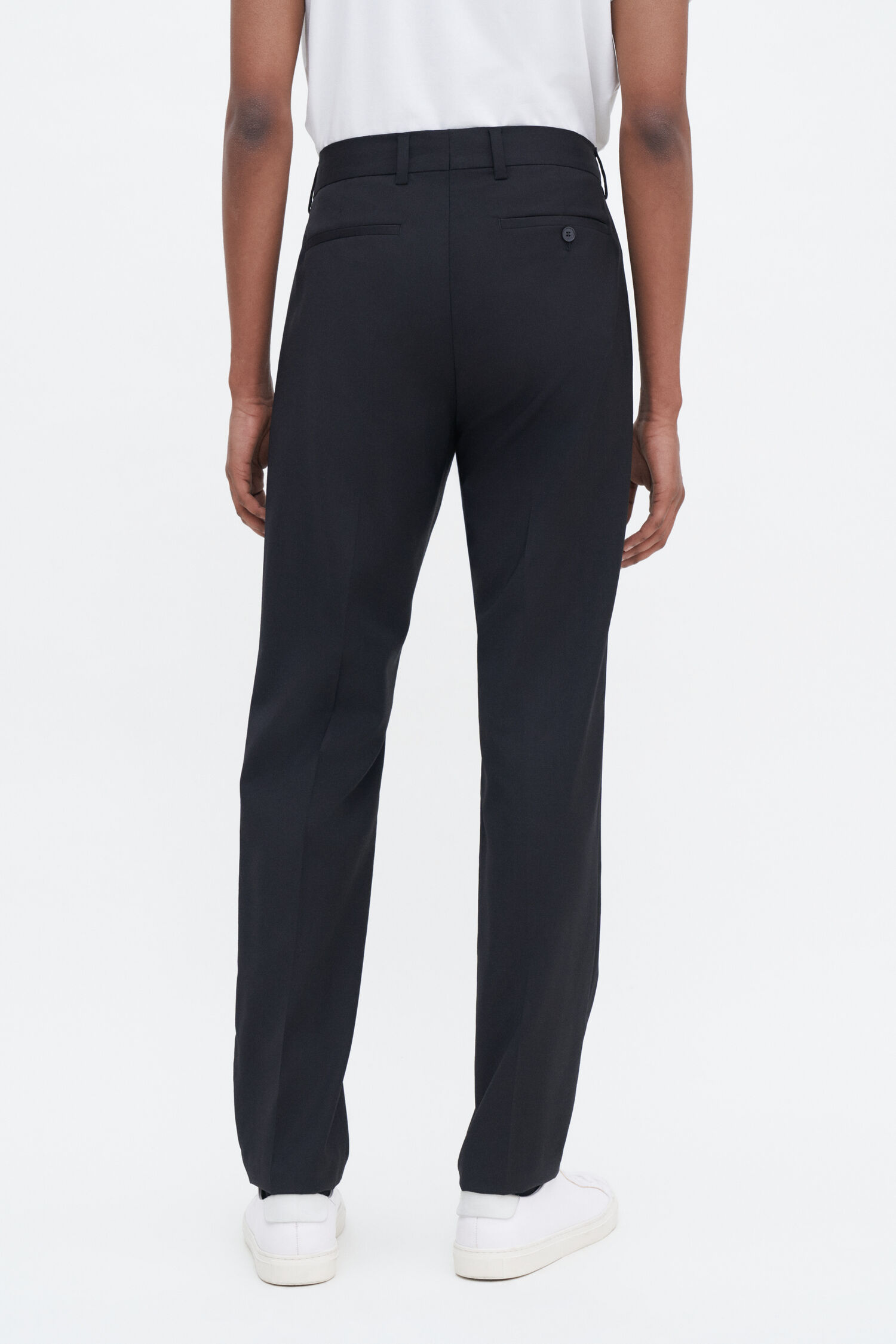 Slim Tapered Wool Trousers