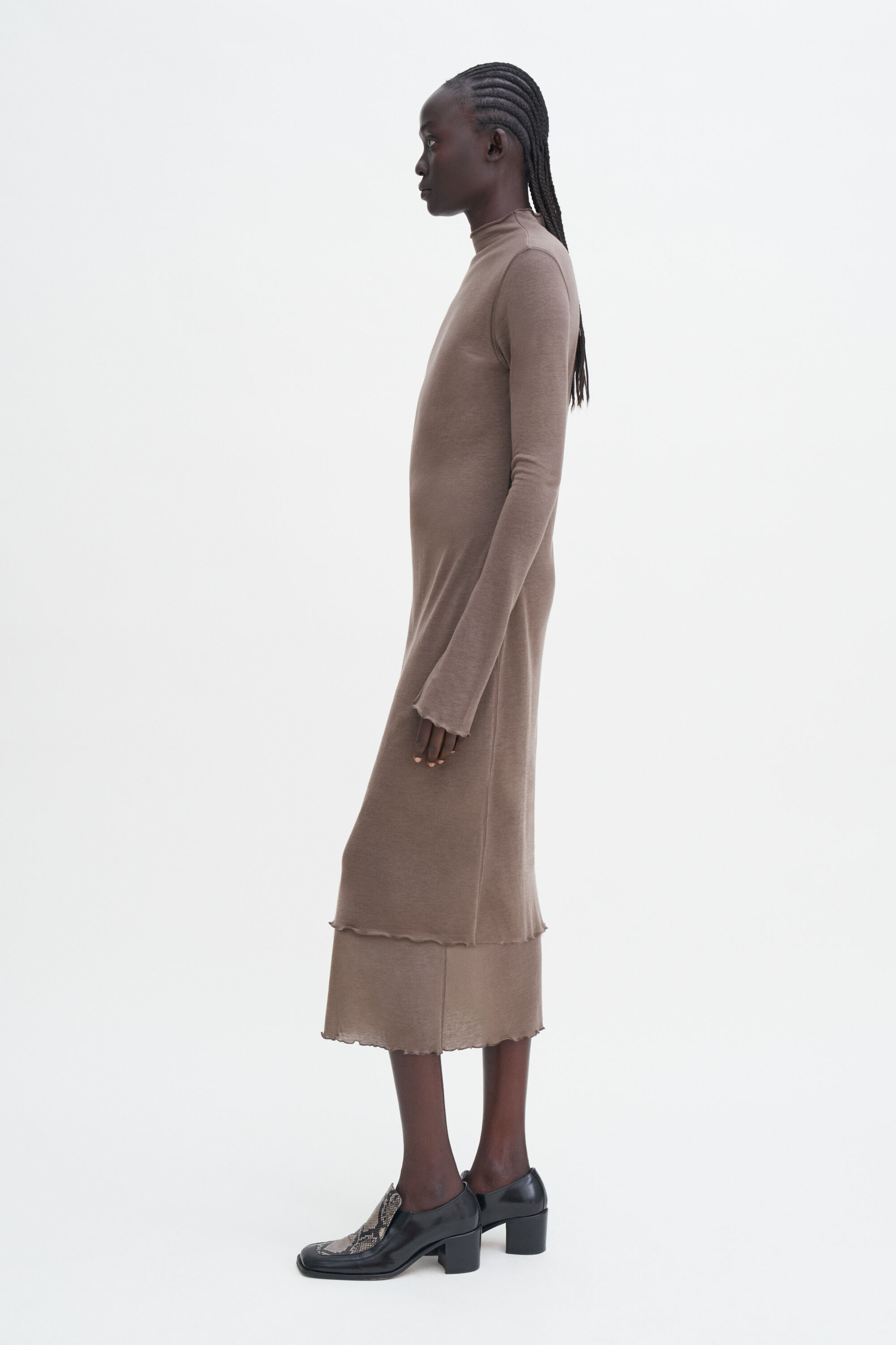 Filippa k crepe frill dress store