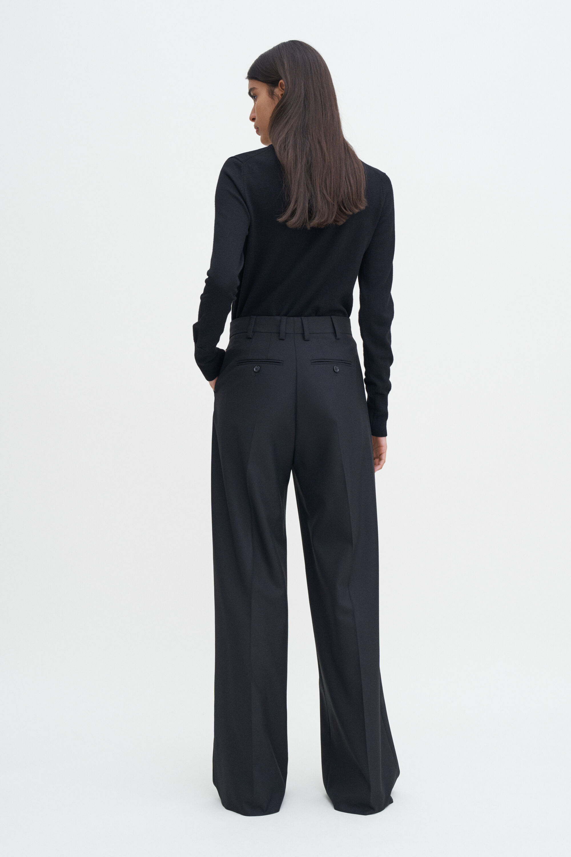 Darcey Wool Trousers Black Filippa K
