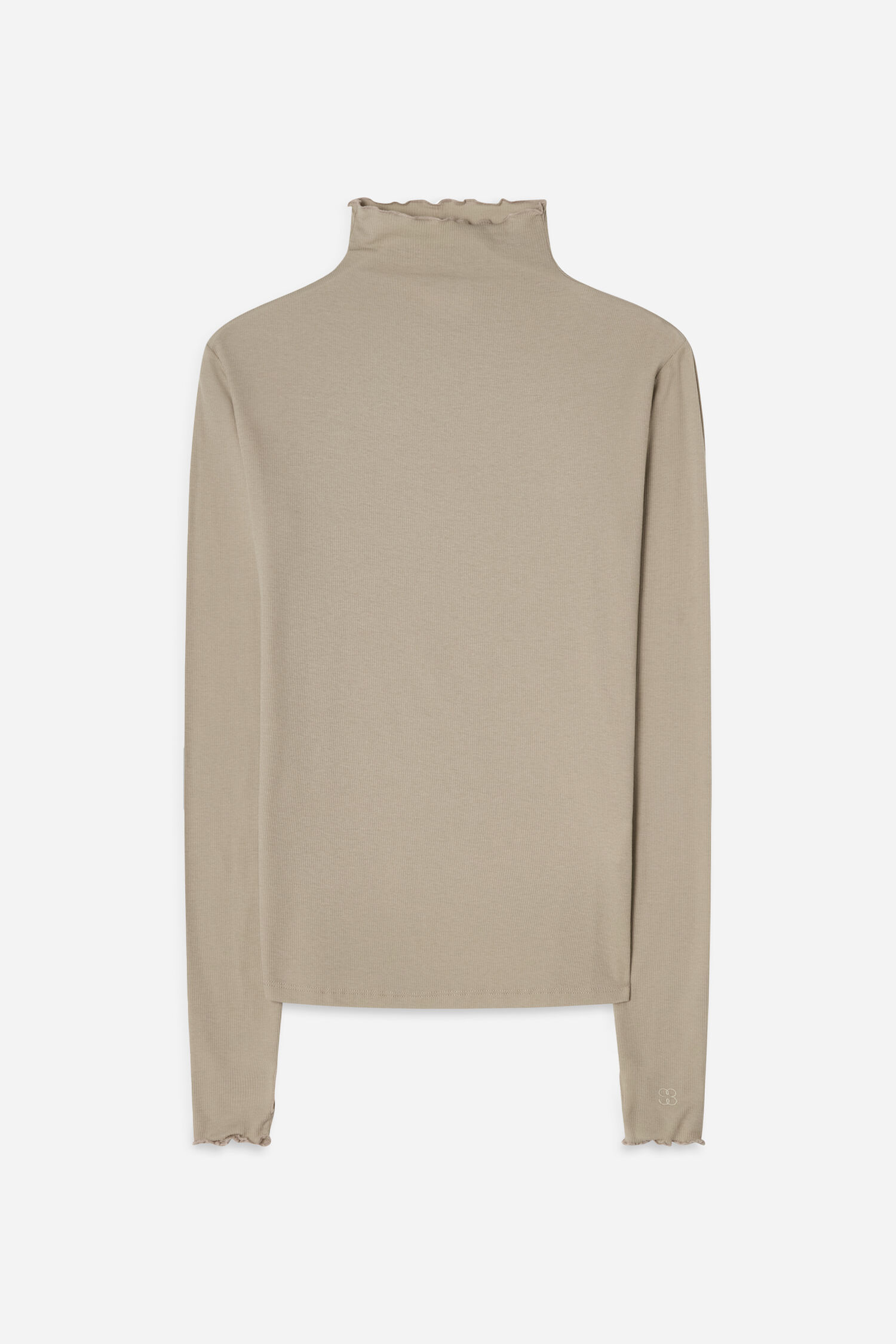 Rib Mock Neck Top