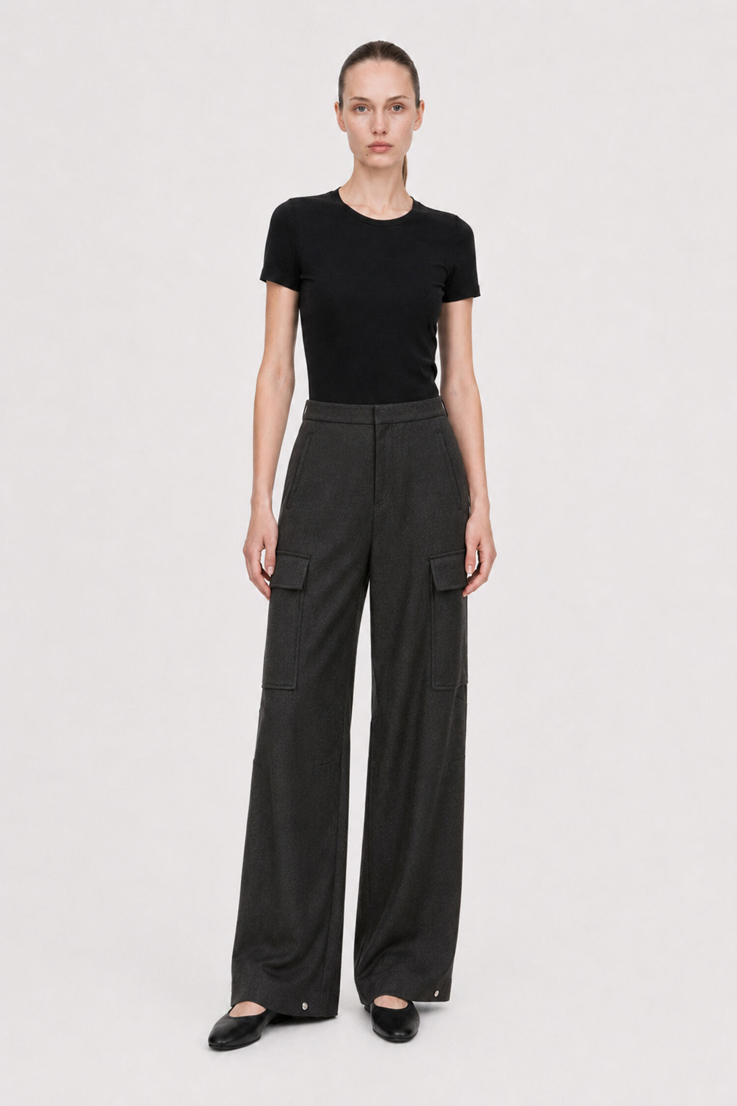 Flannel Cargo Trousers