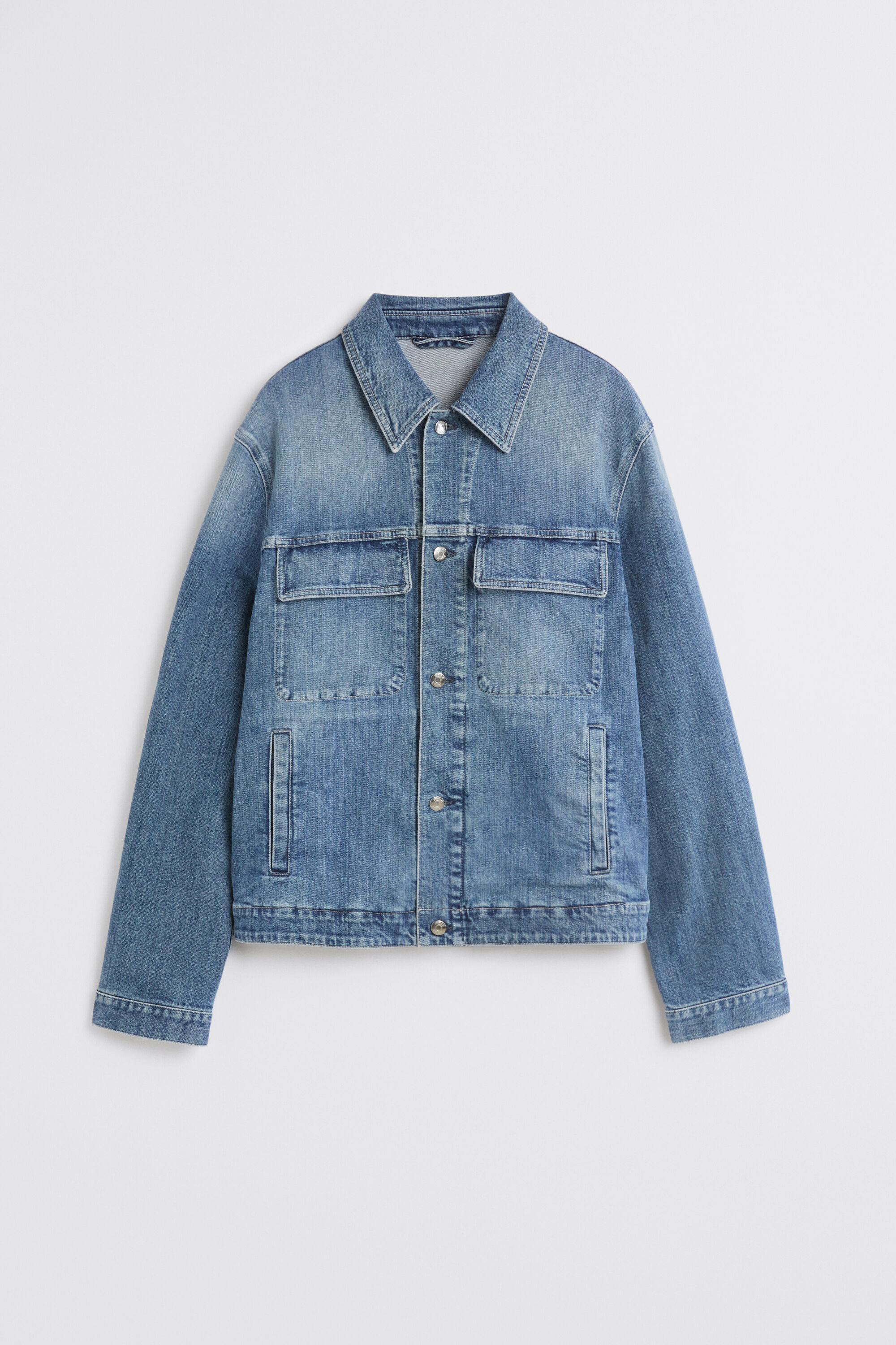 Hip length discount jean jacket