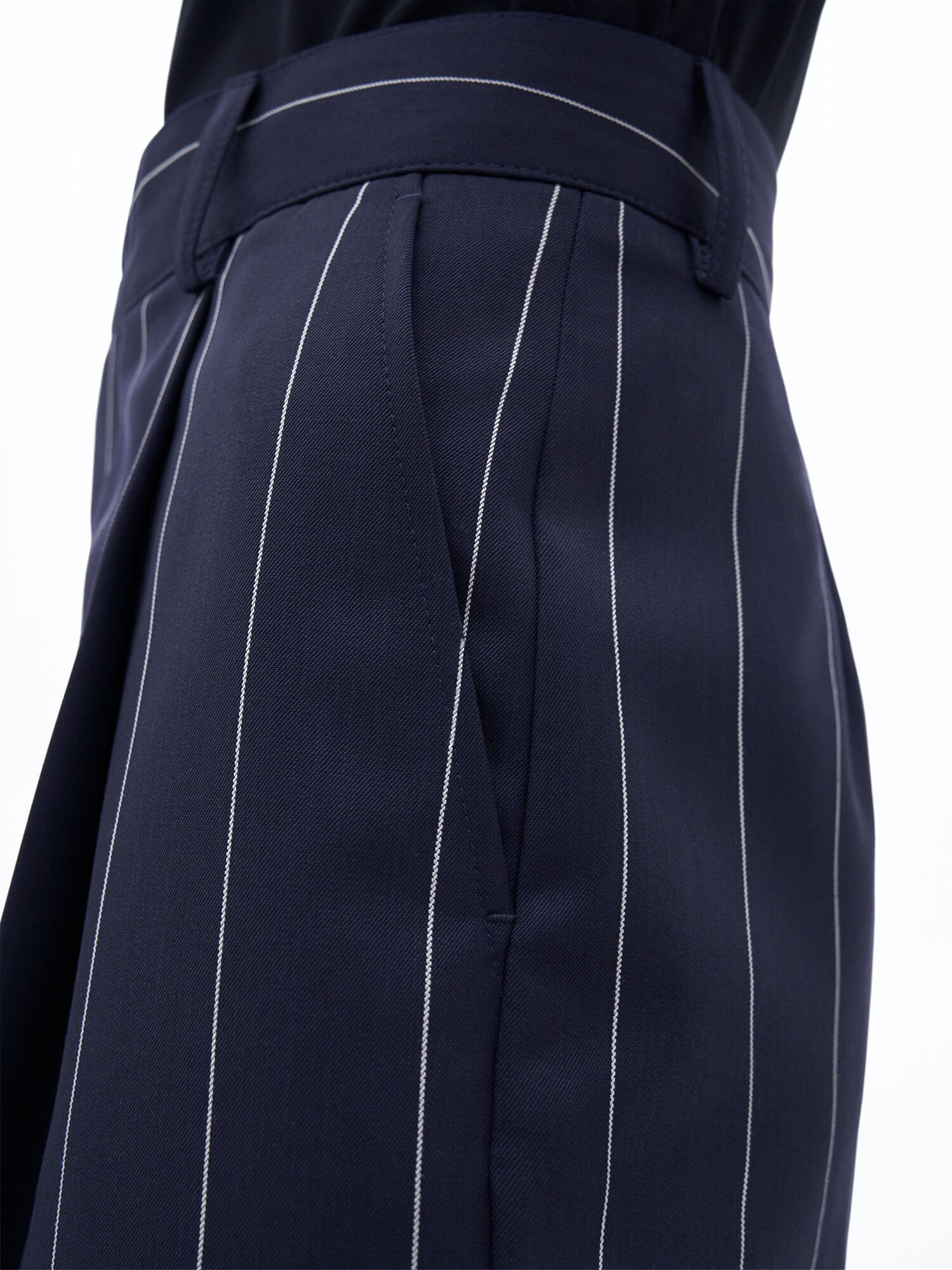 Julie Pinstripe Trousers
