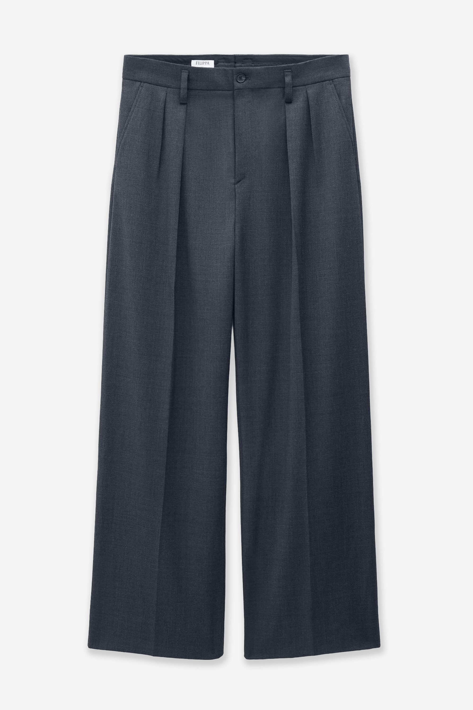 Milo Trousers - Dark Grey Melange | FILIPPA K