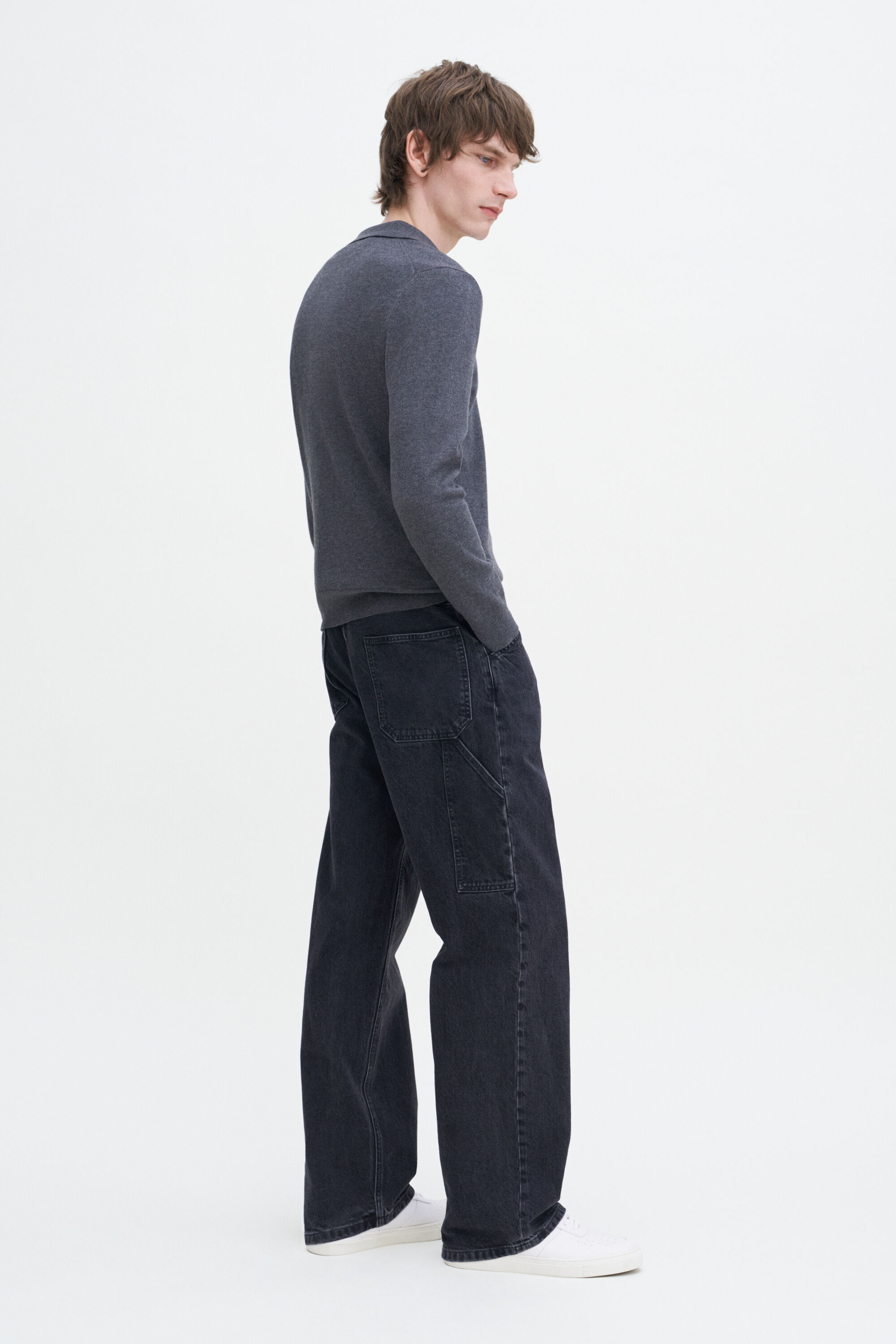 Classic Straight Jeans - Charcoal Black | Filippa K