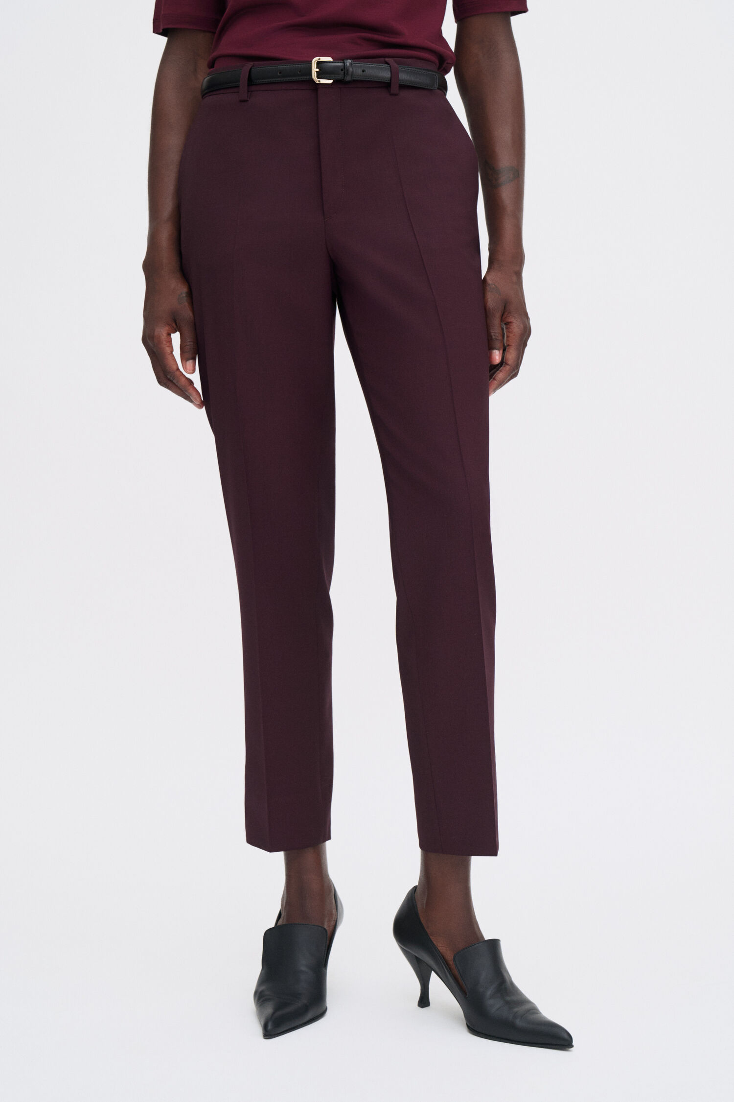 Emma Cropped Cool Wool Trouser