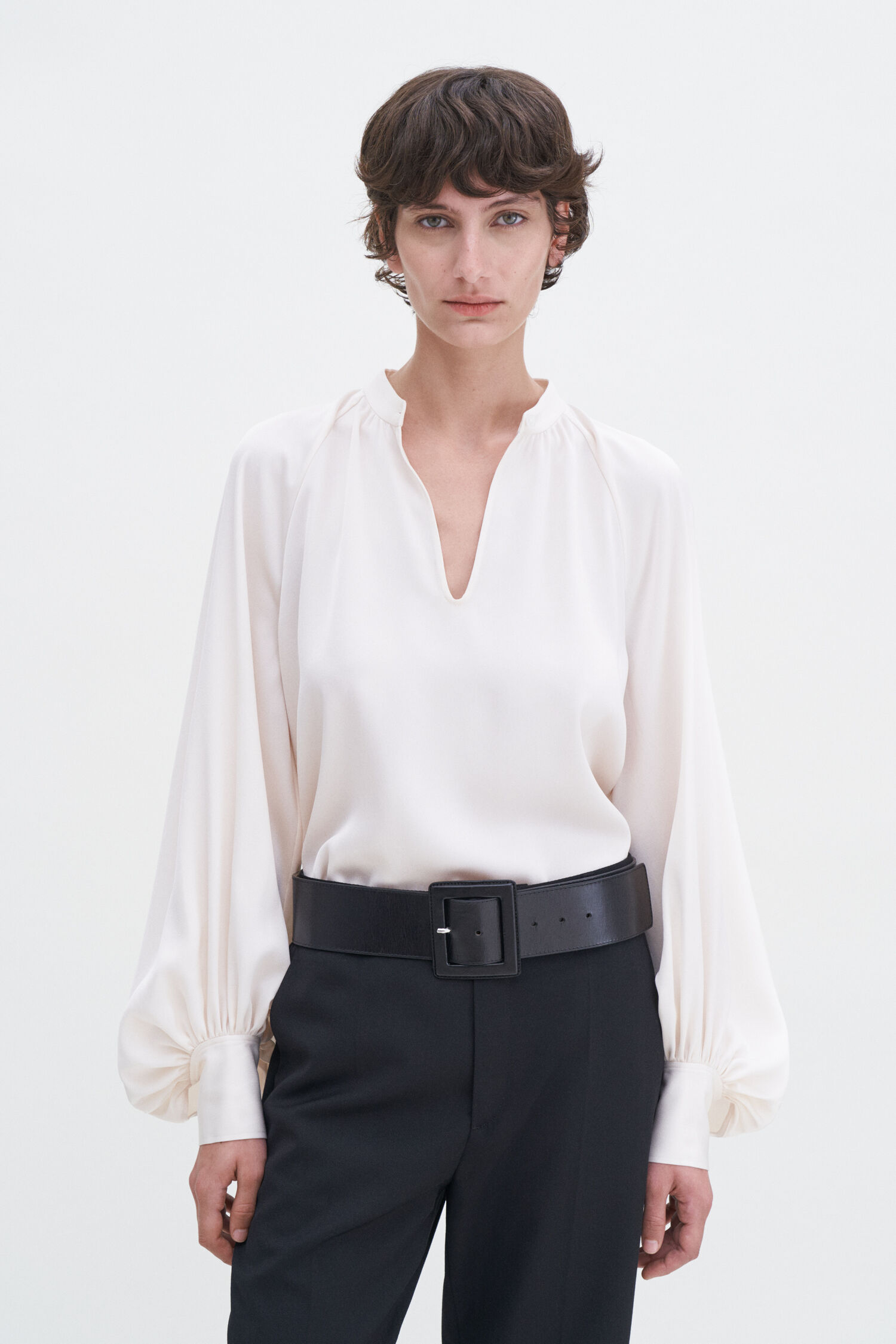 Stand Collar Blouse