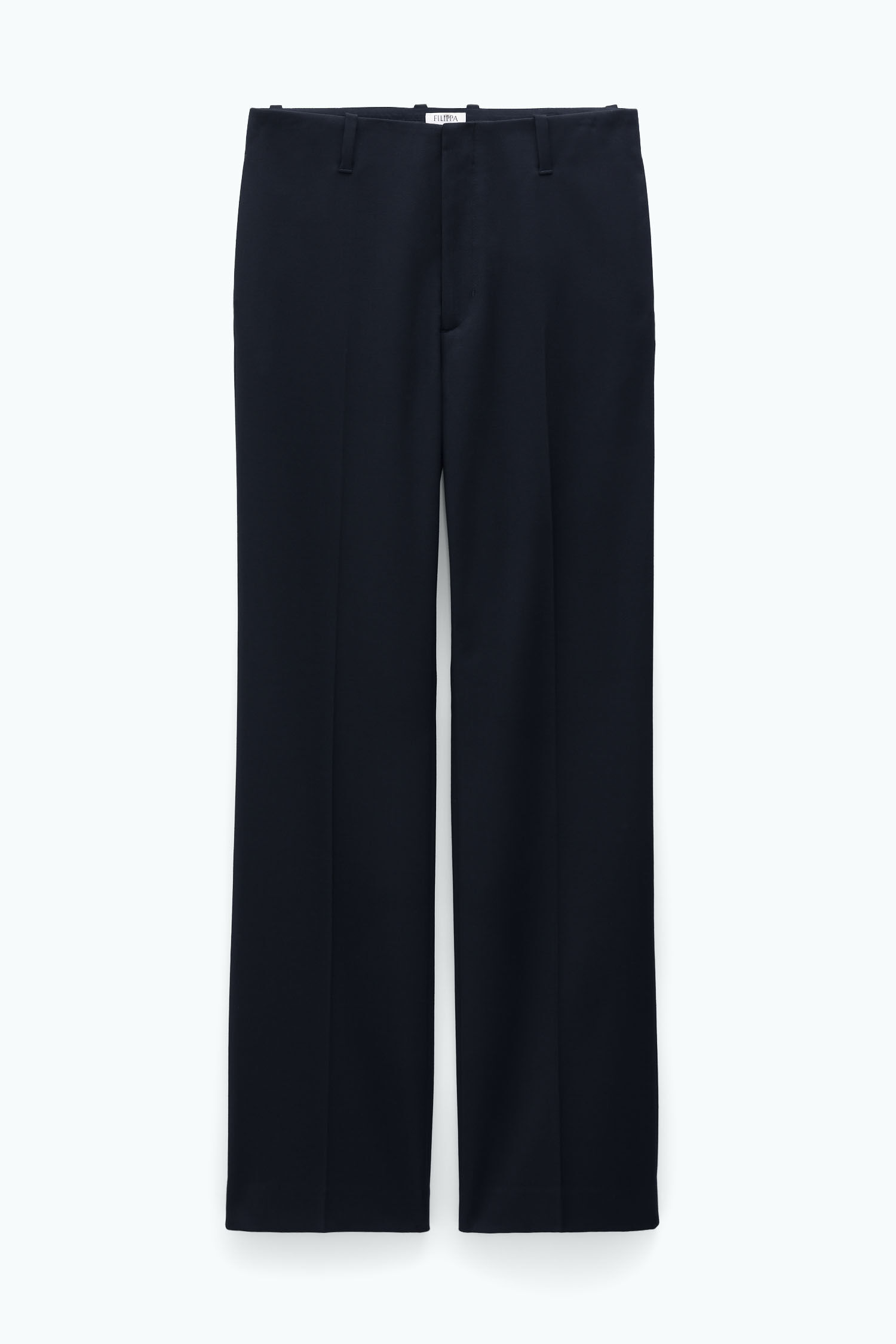 Wool Bootcut Trousers