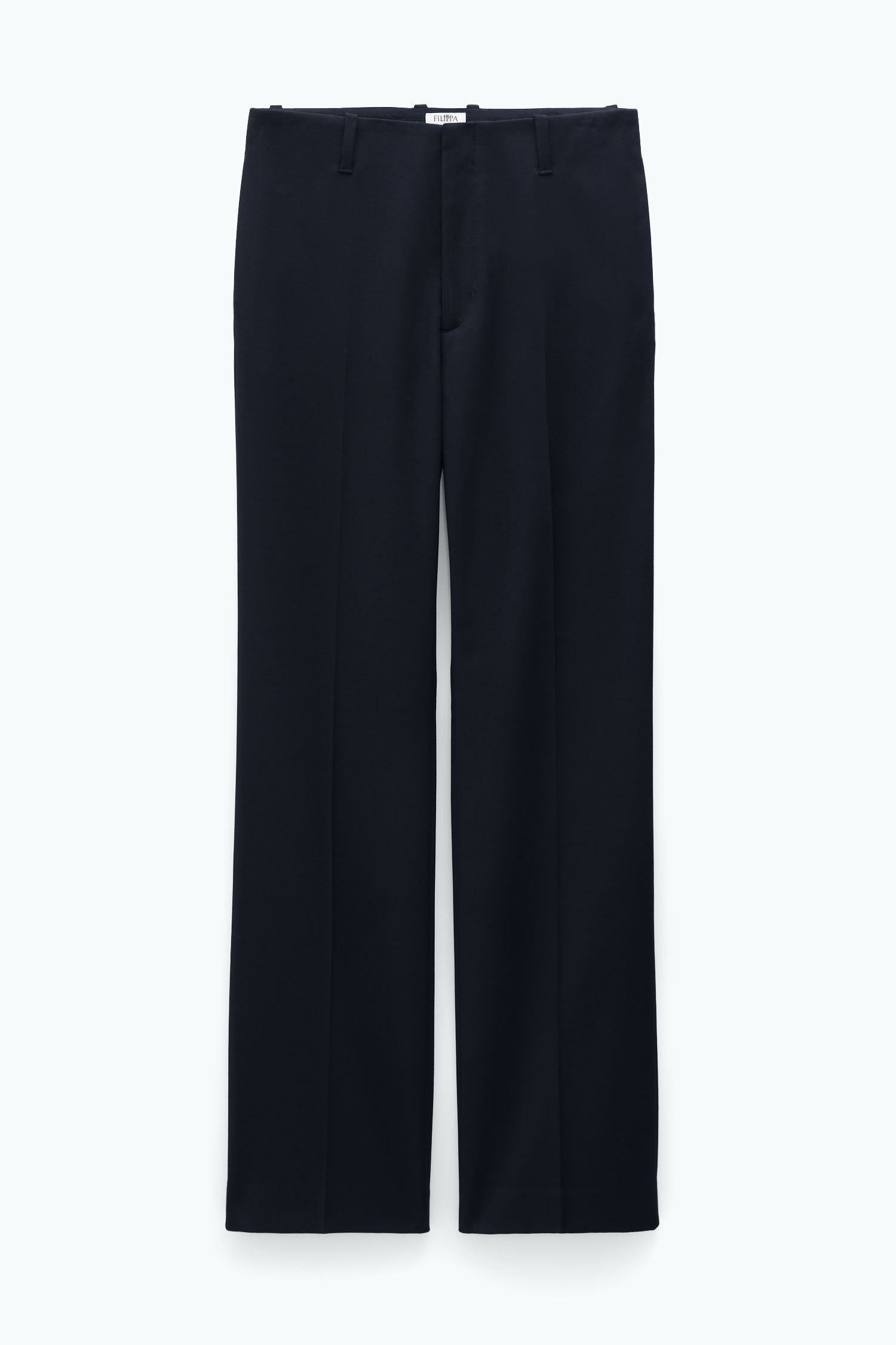 Wool Bootcut Trousers
