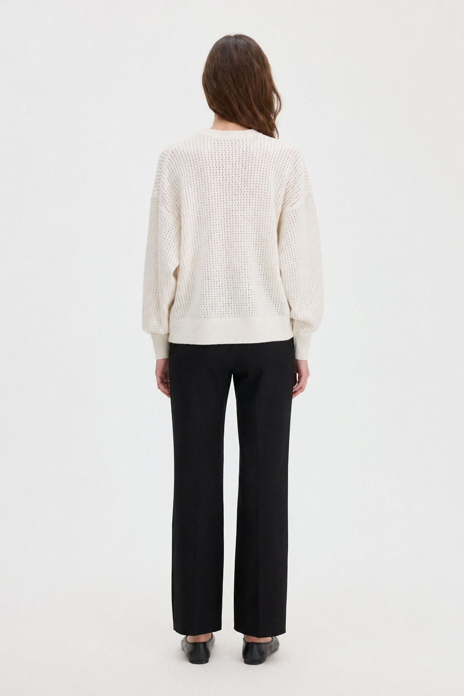 Pointelle Knit Sweater