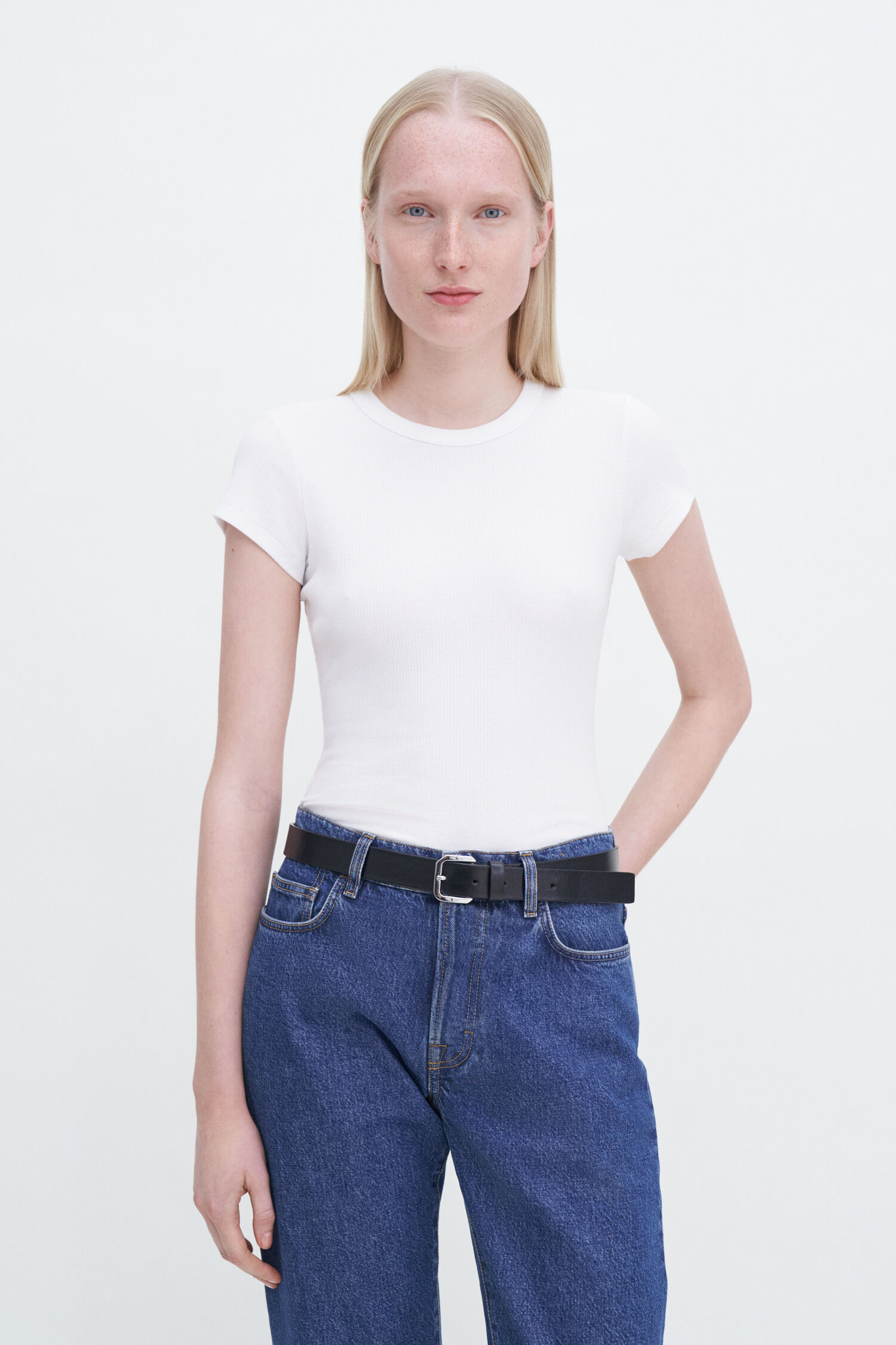 Fine Rib Tee