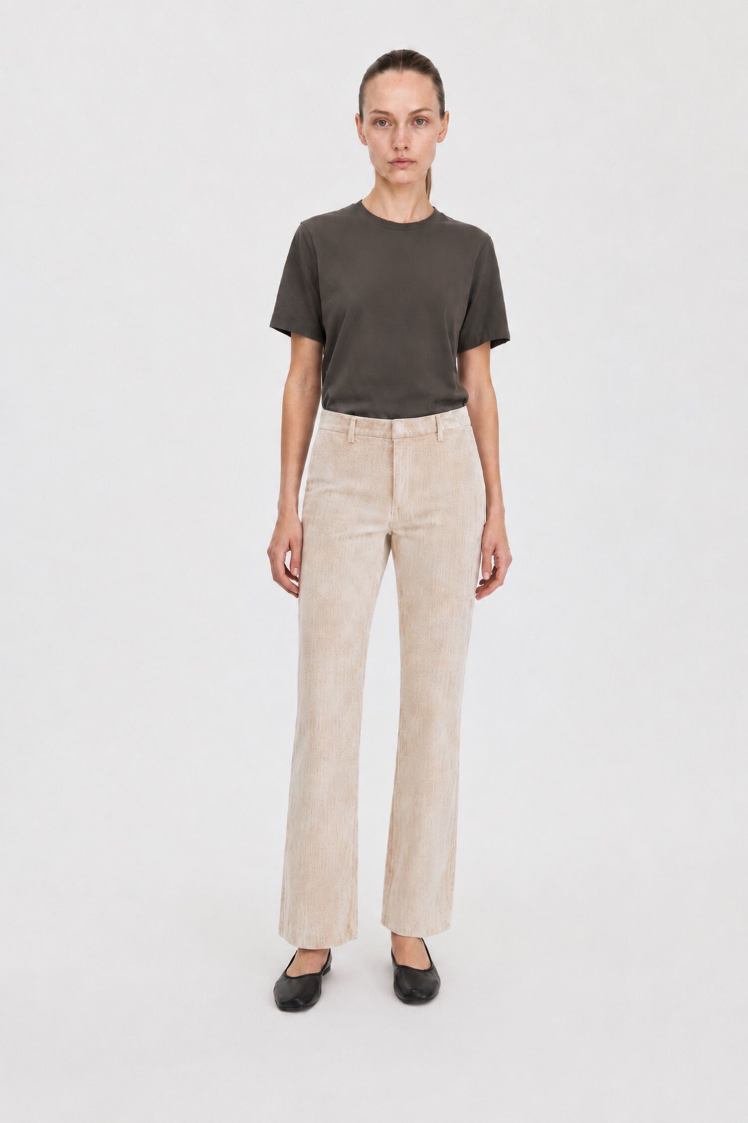 Corduroy Bootcut Trousers