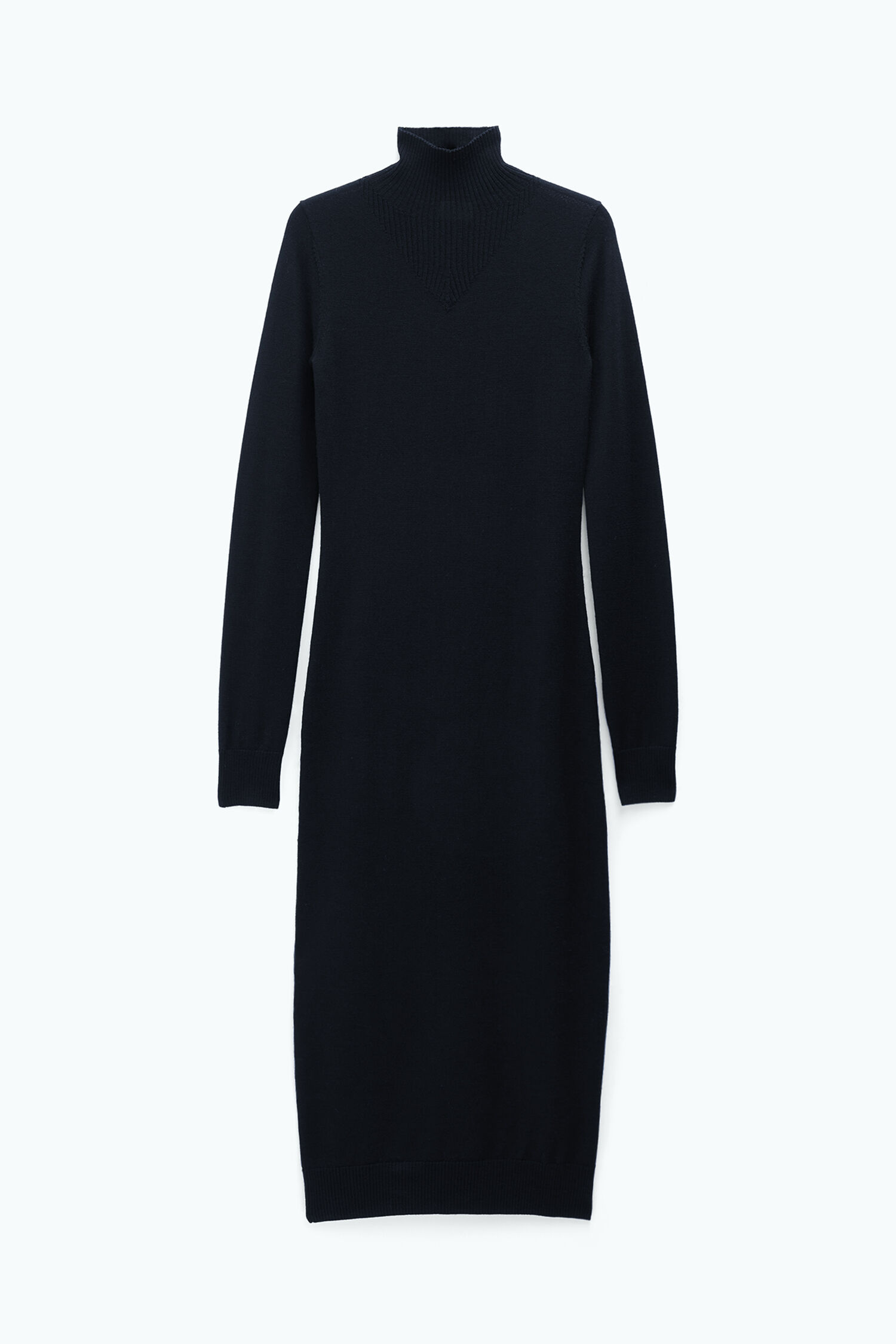 Knit Turtleneck Dress