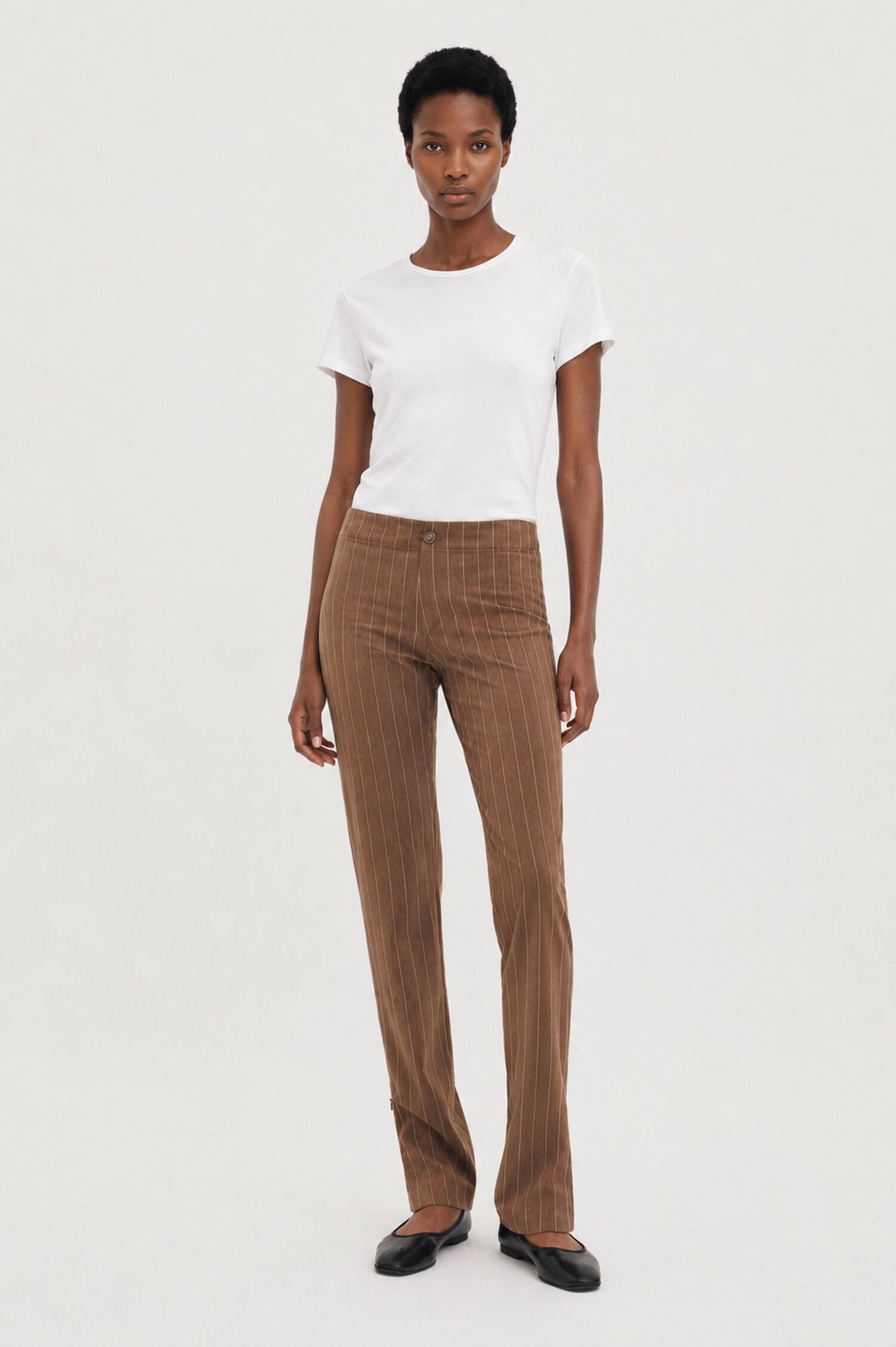 Slim Pinstripe Trousers