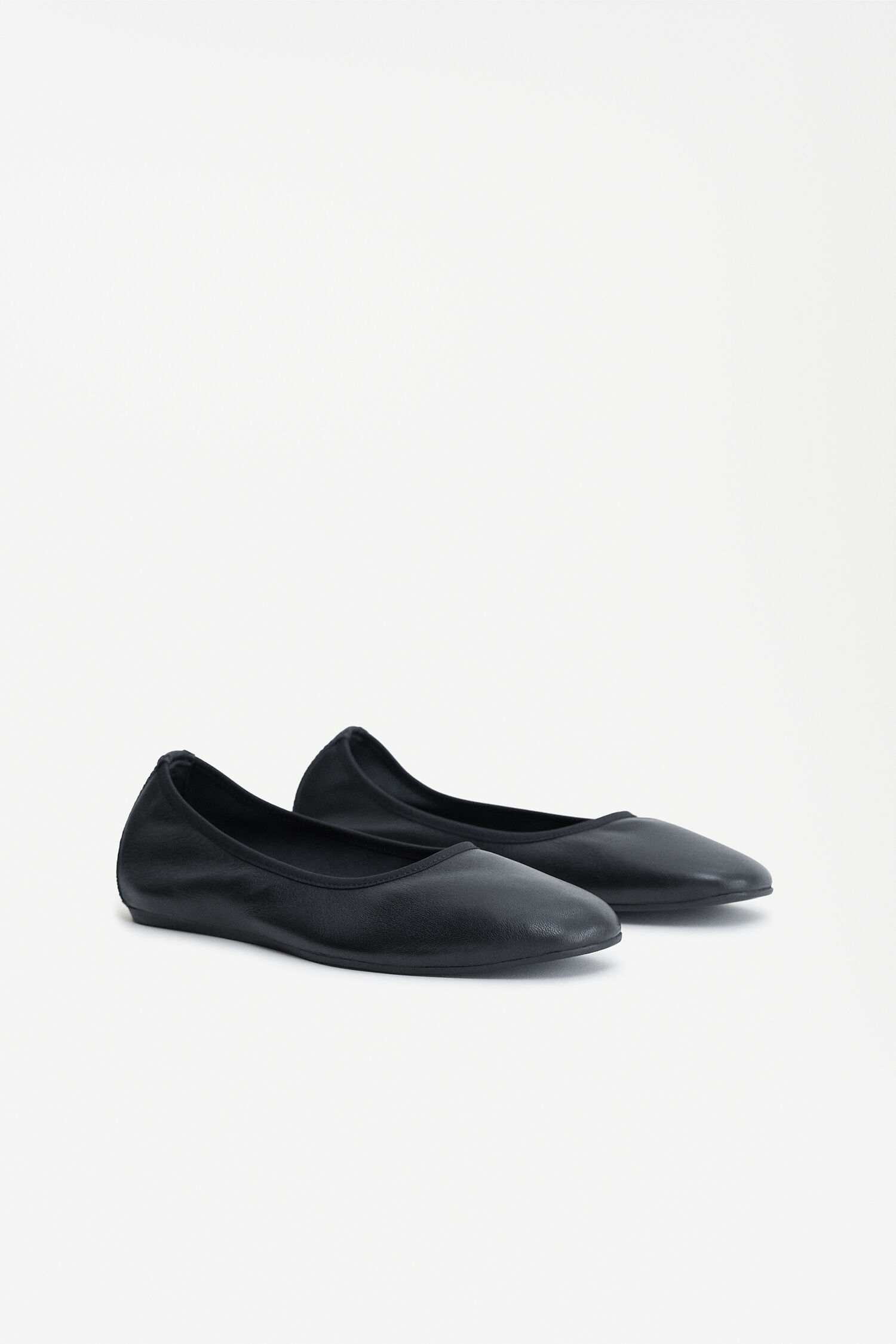 Black dress flats clearance
