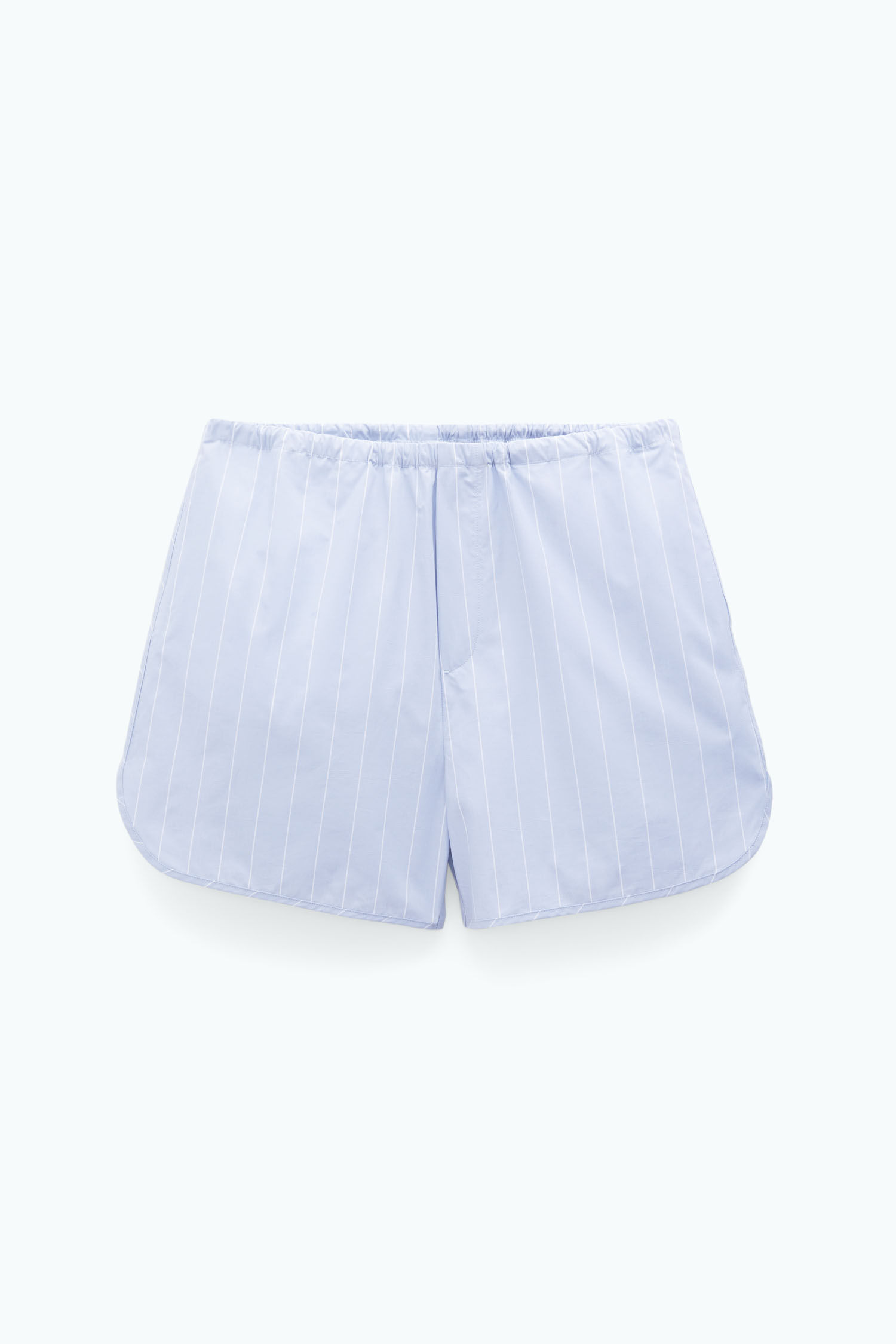 Blue shorts with white stripes store