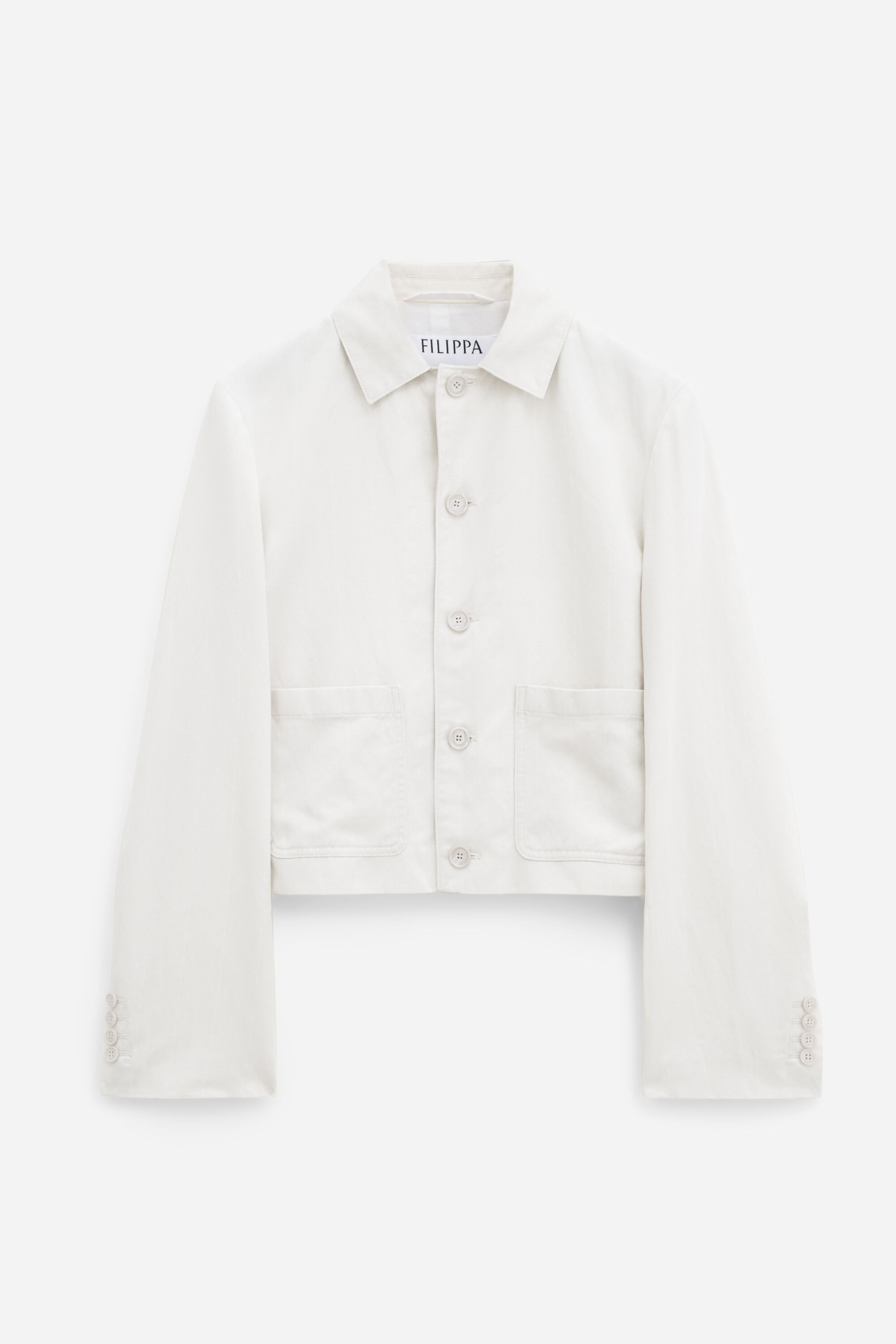 パンツ FILIPPA K SS25 RELAXED STRAIGHT COTTON LINEN (31110 0092) Relaxed Straight Cotton Linen Trousers - Cream White | Filippa K