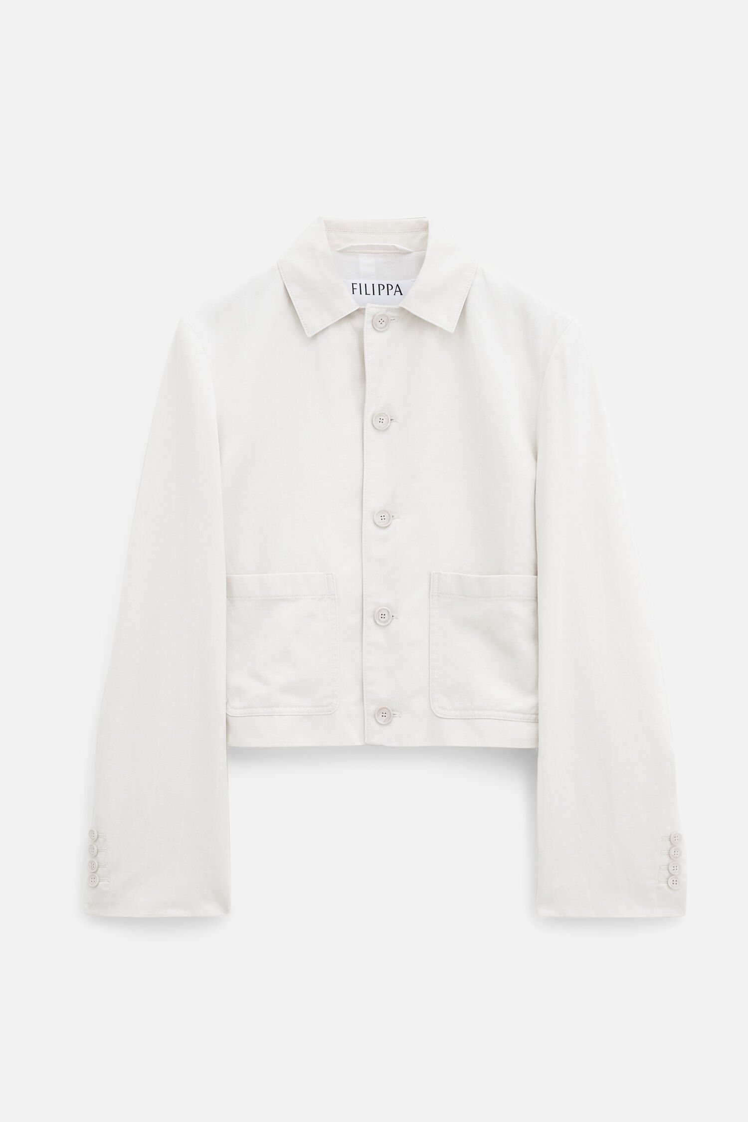 Patch Pocket Cotton Linen Jacket
