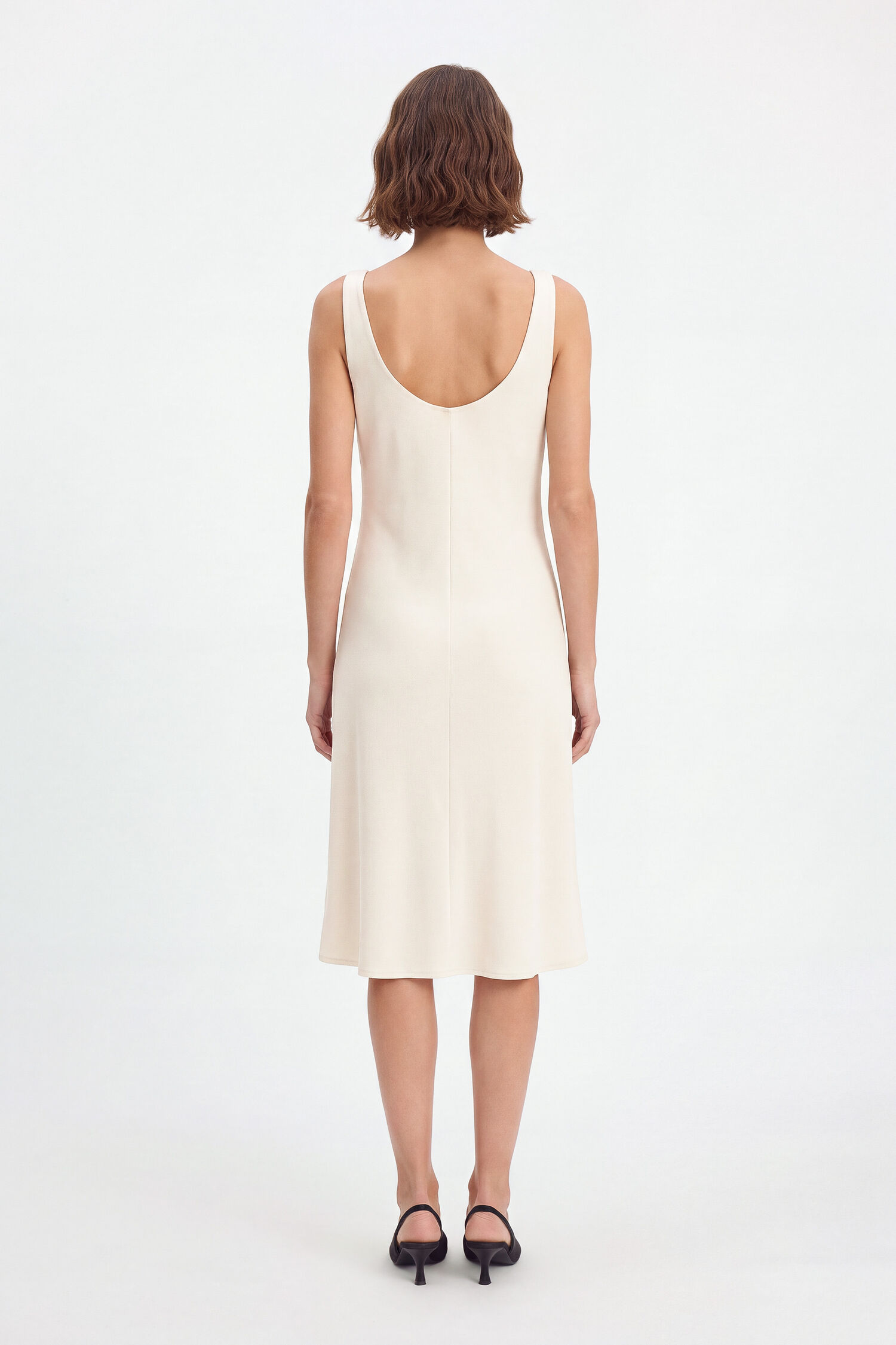 Draped Waterfall Dress