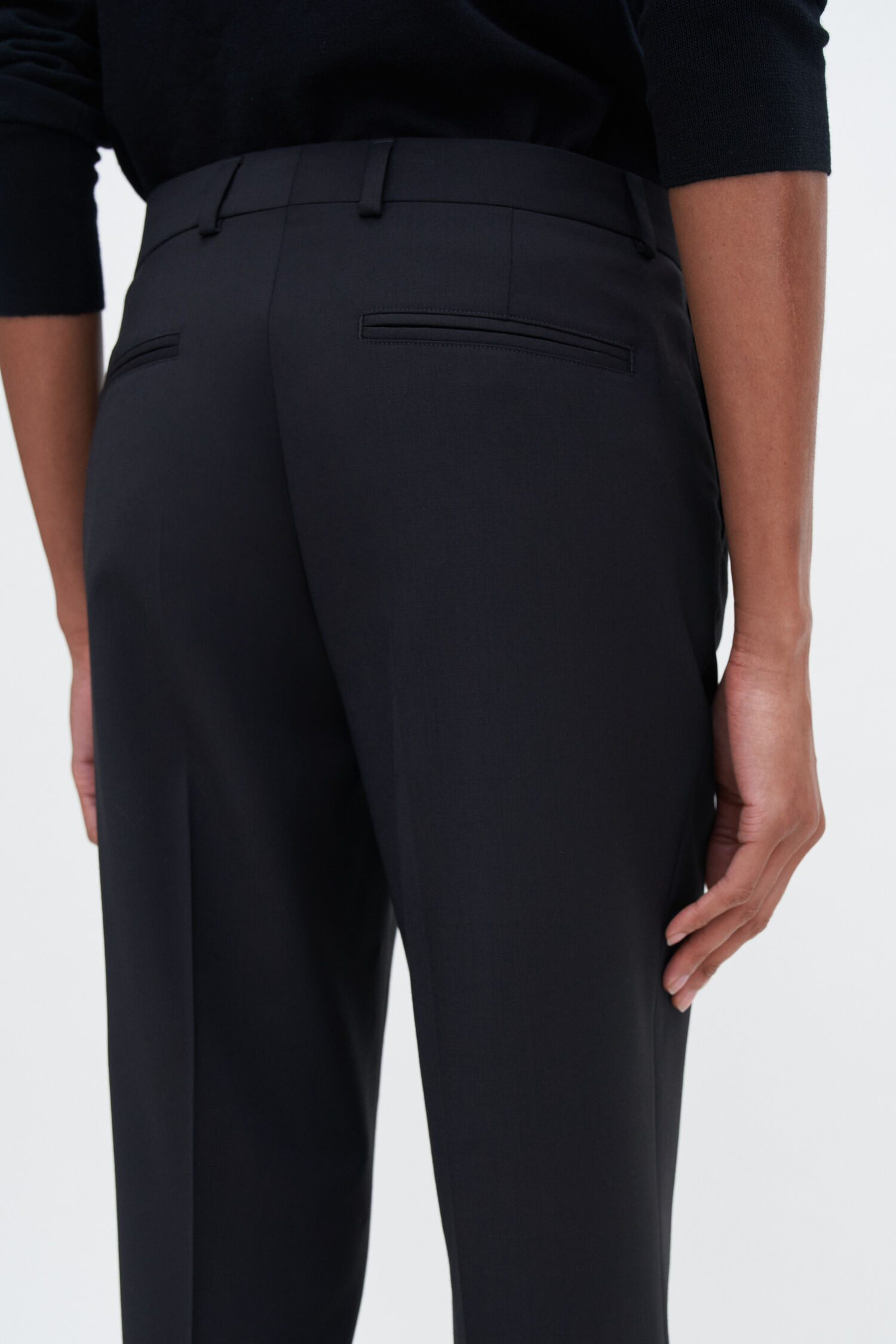 Emma Cropped Cool Wool Trouser