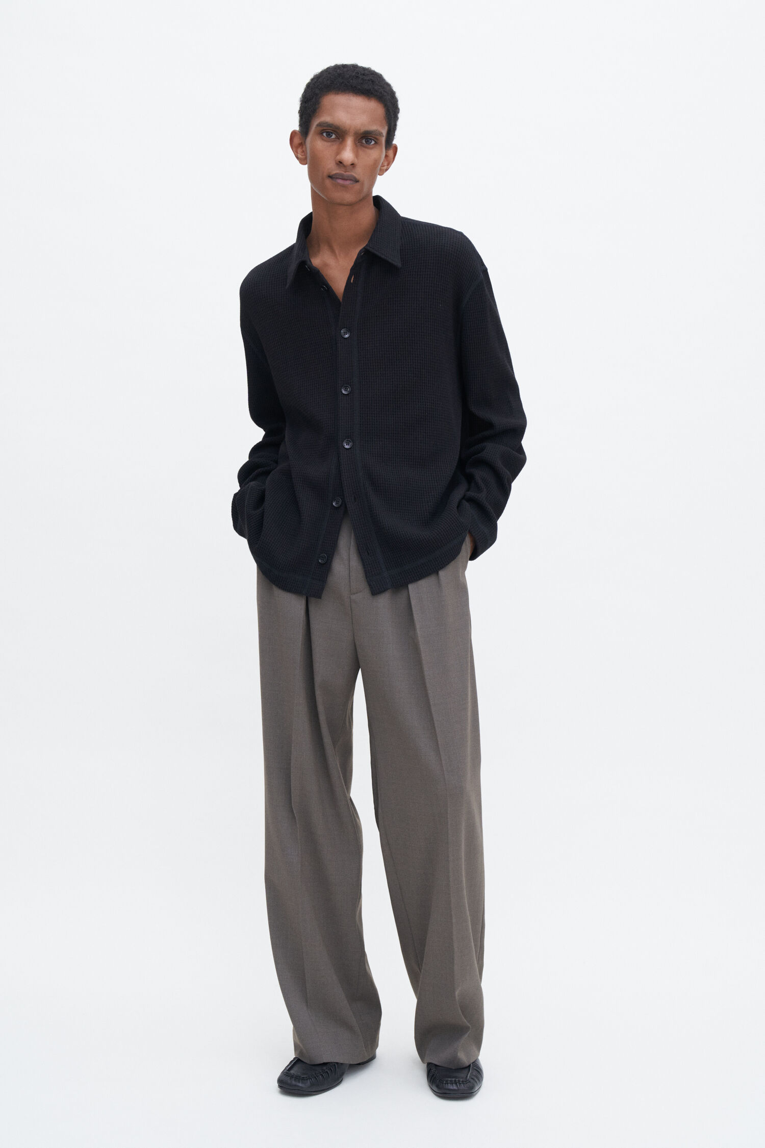 Relaxed Waffle Shirt