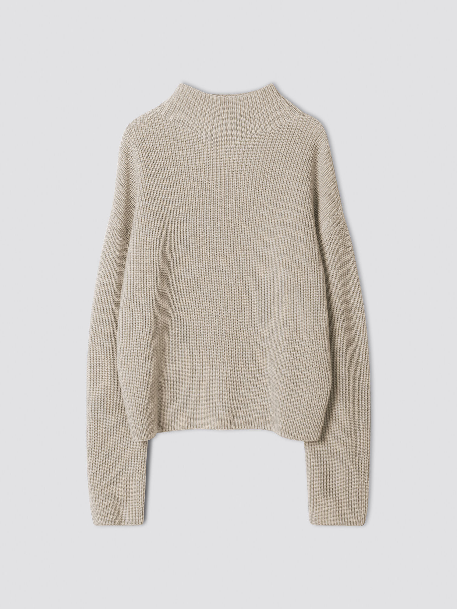 filippa k willow sweater grey beige